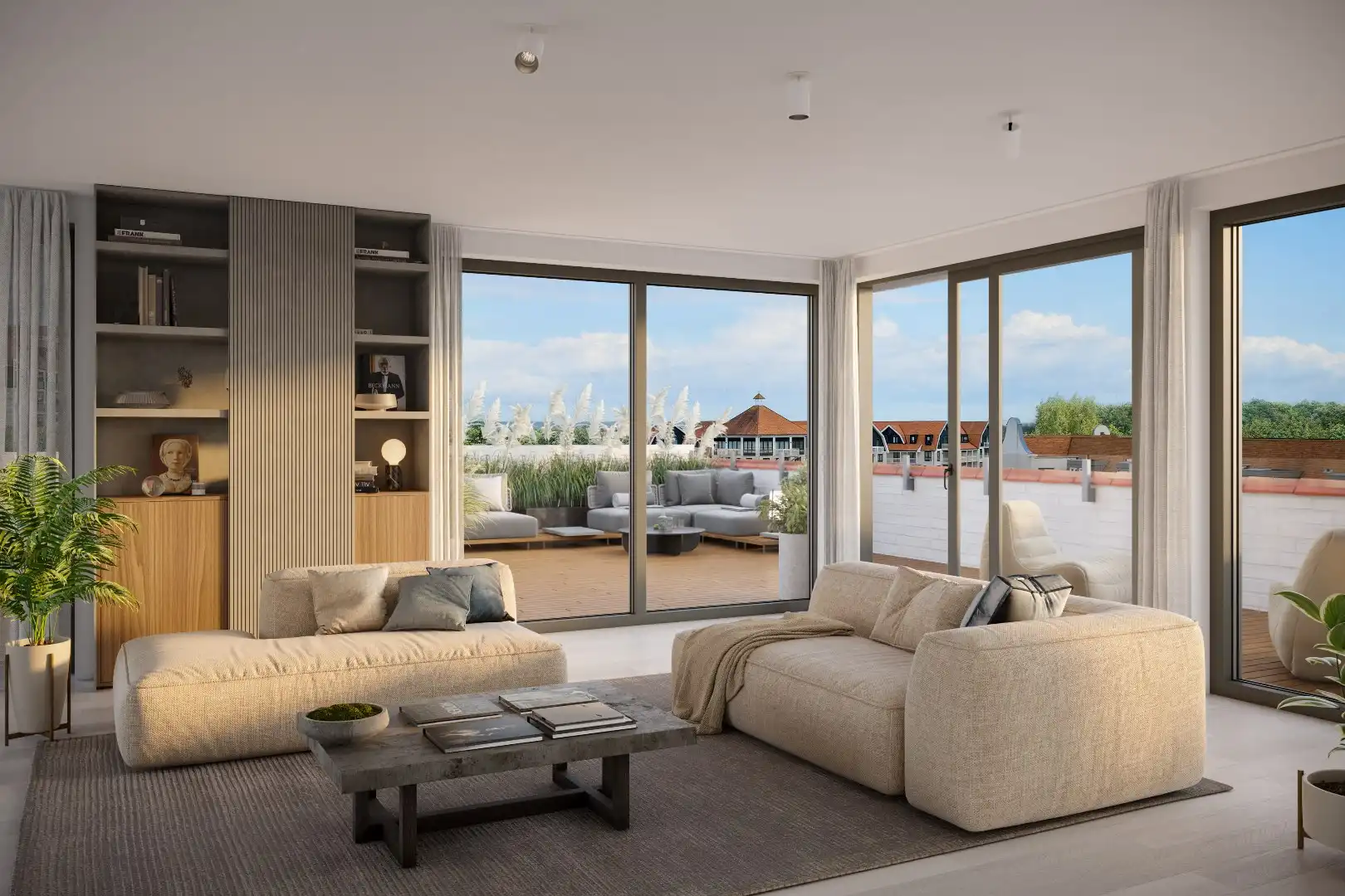 Residentie Duinhof-Noord - Moderne villa-appartementen met terras aan de Zeedijk in Cadzand. foto 14