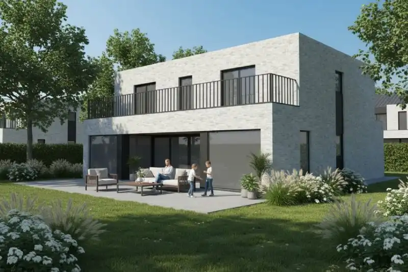 Nieuw te bouwen alleenstaande woning te Roeselare. foto 2