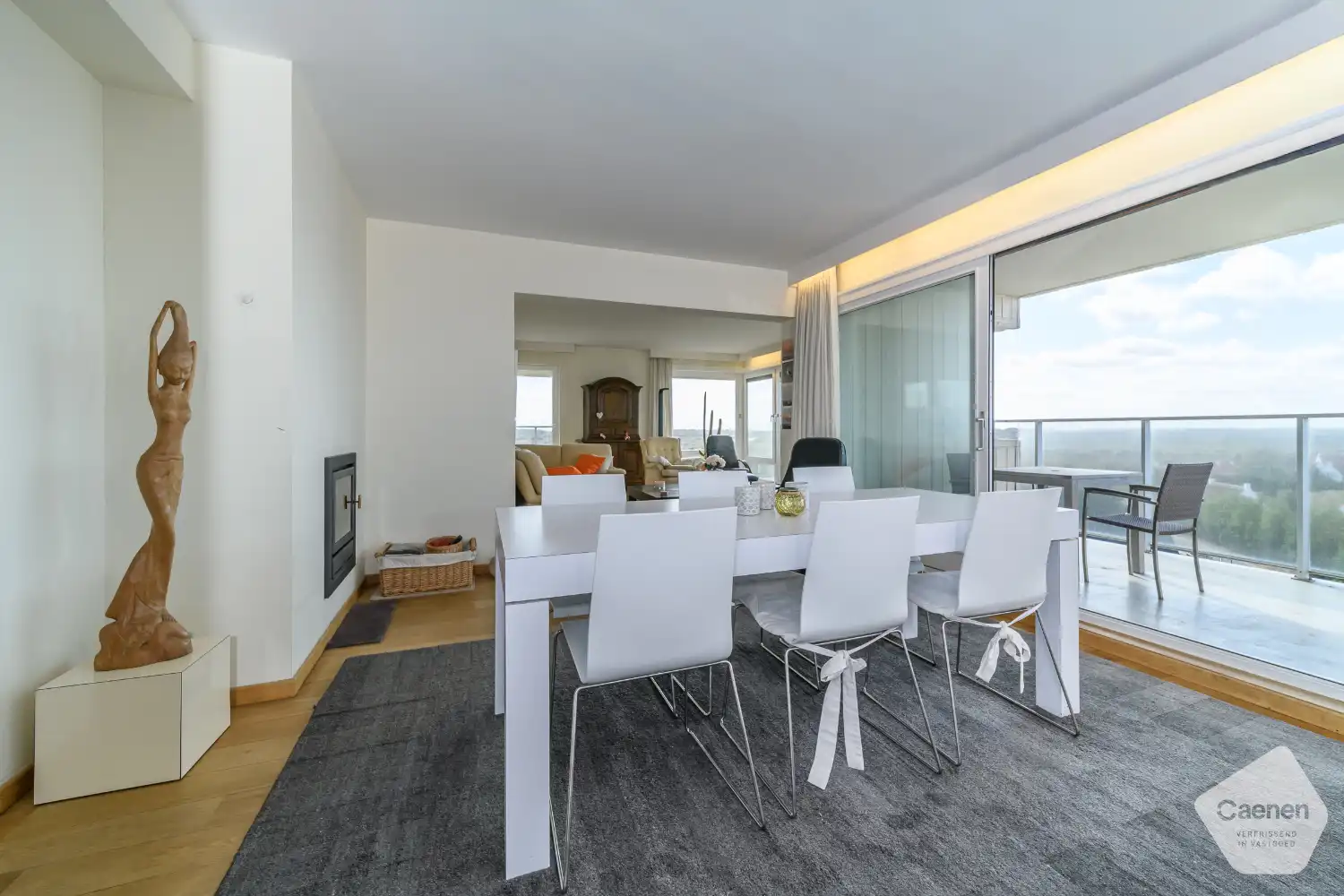 Exclusief 3-slaapkamerappartement met frontaal zeezicht en open duinzicht, dubbele parking en schitterende zonovergoten terrassen foto 11