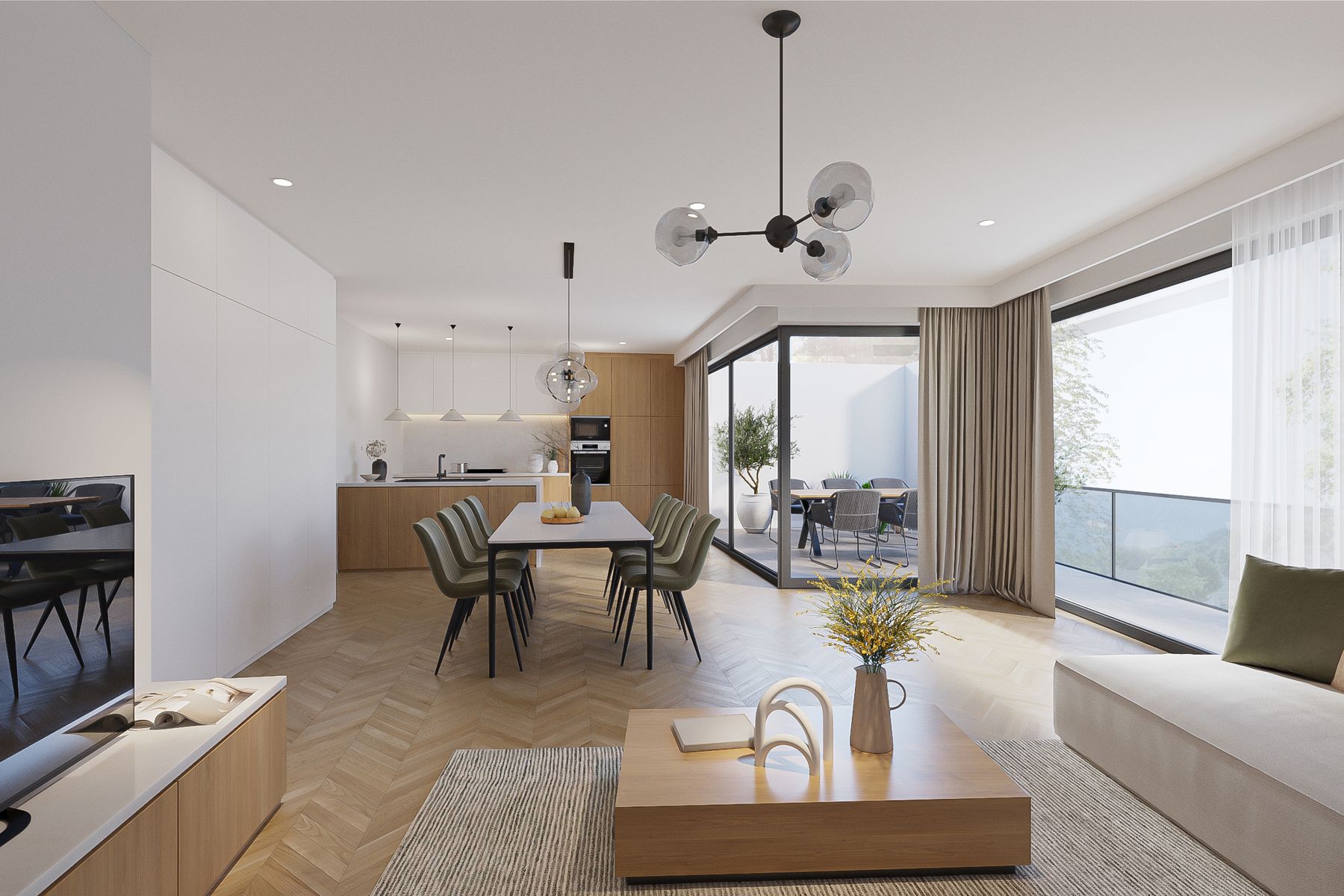 Nieuwbouwappartement met 3 slpks + terras foto {{pictureIndex}}