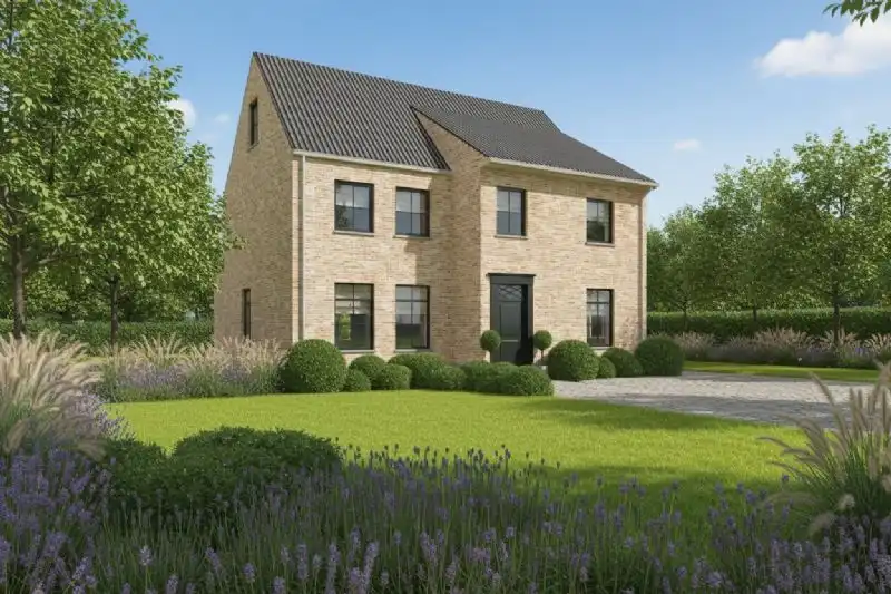 Nieuw te bouwen alleenstaande woning te Ichtegem. foto {{pictureIndex}}