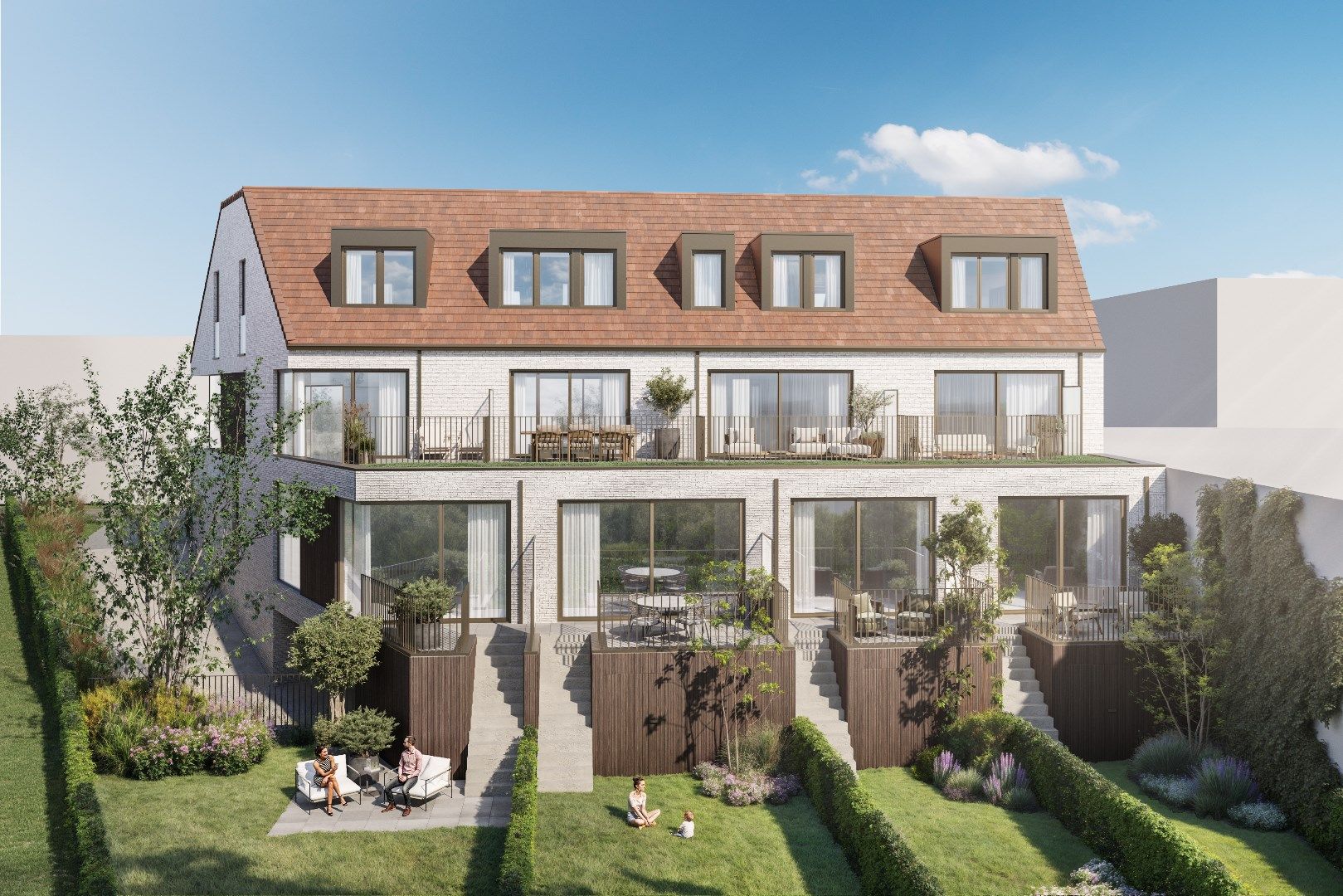 Nieuw, zuidgericht duplex woonappartement nabij centrum Knokke, Zegemeer & Scharpoord. Inpandige parking te koop. foto 4