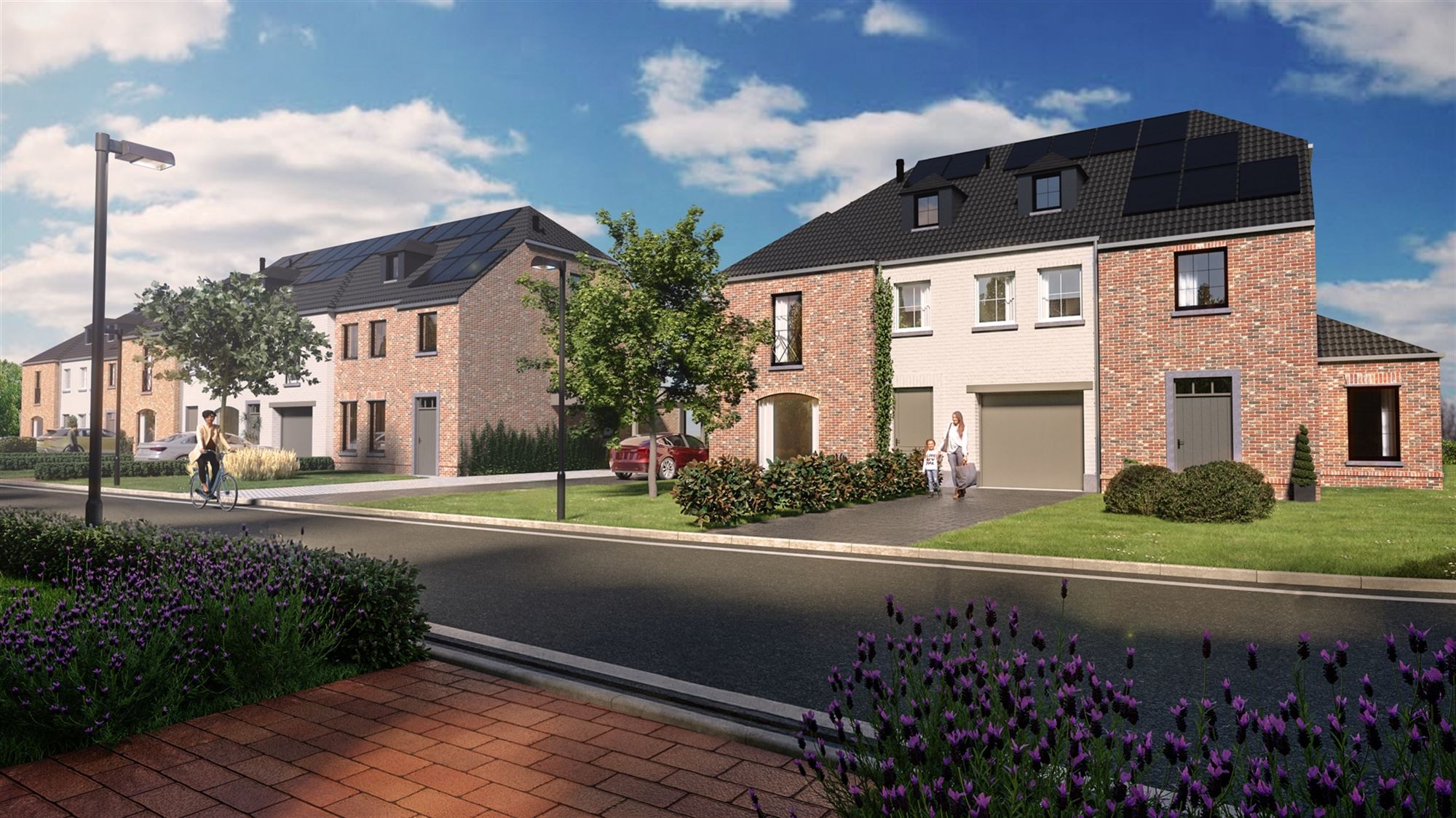 NIEUWBOUWWONING MET 3 SLAAPKAMERS UITERST CENTRAAL DOCH RUSTIG GELEGEN TE ZONHOVEN foto 2