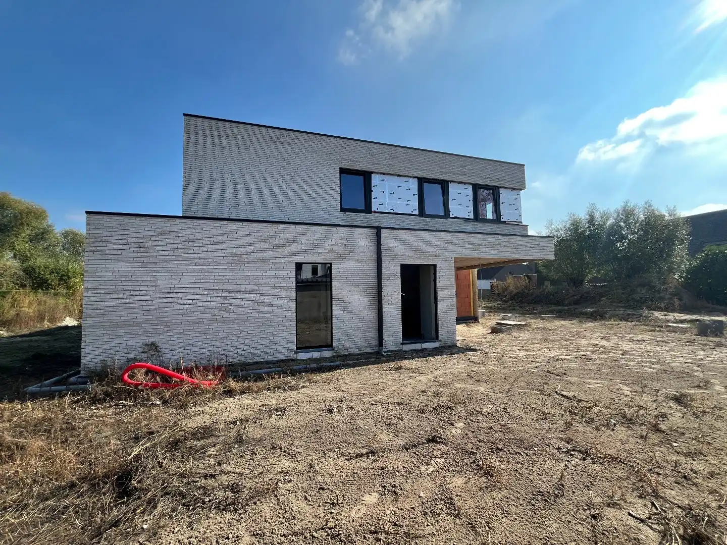 Moderne woning in kleinschalig woonerf te Sijsele foto 6