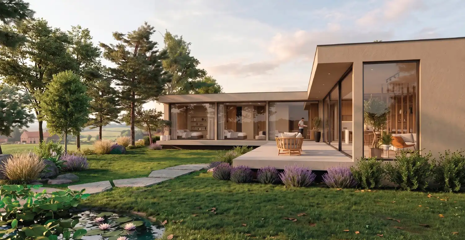 Perceel van 1.600M2 – met vergunning voor exclusieve villa aan 6% BTW. foto 4