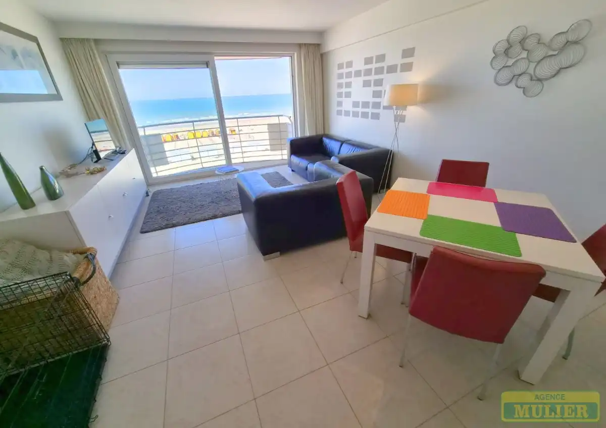 APPARTEMENT MET FRONTAAL ZEEZICHT TE KOOP TE DE PANNE foto 2