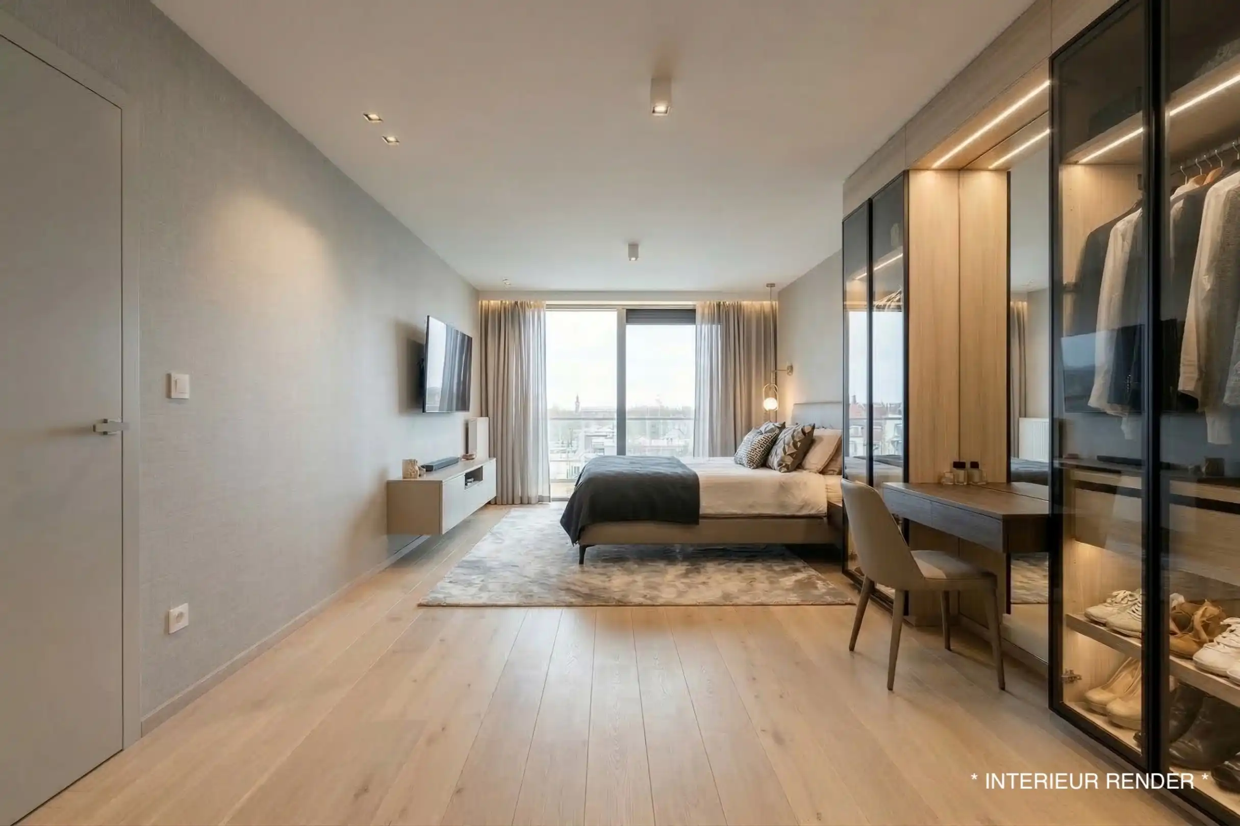 Luxueus penthouse van 204 m² met uitzonderlijke terrassen en panoramisch zicht in Hasselt foto 23