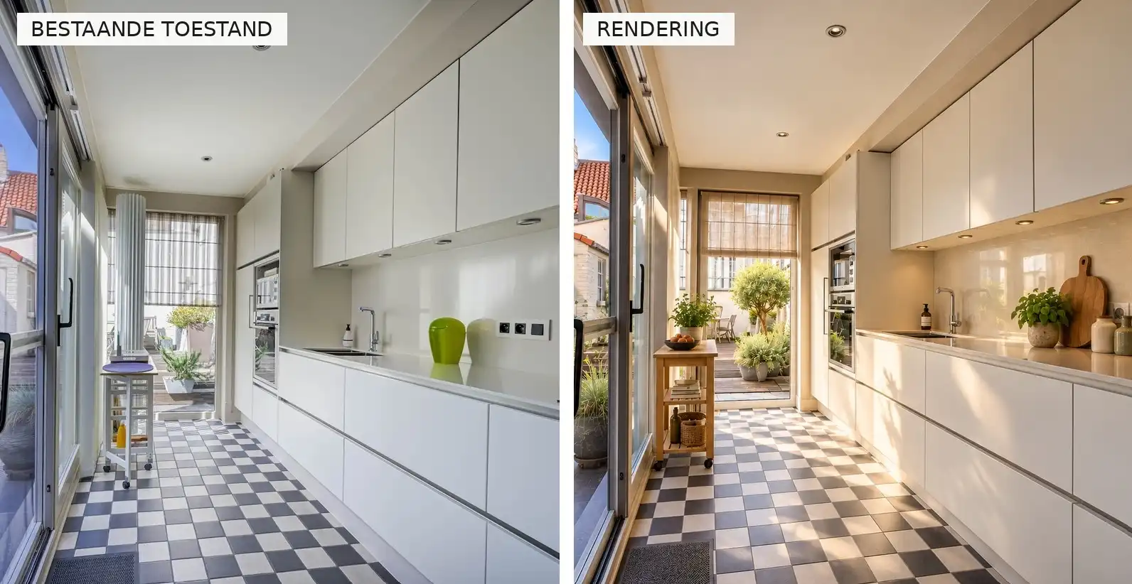 ruime stadswoning, eigentijds ingericht, met zonnige terrastuin op een heel stille centrale locatie foto 7
