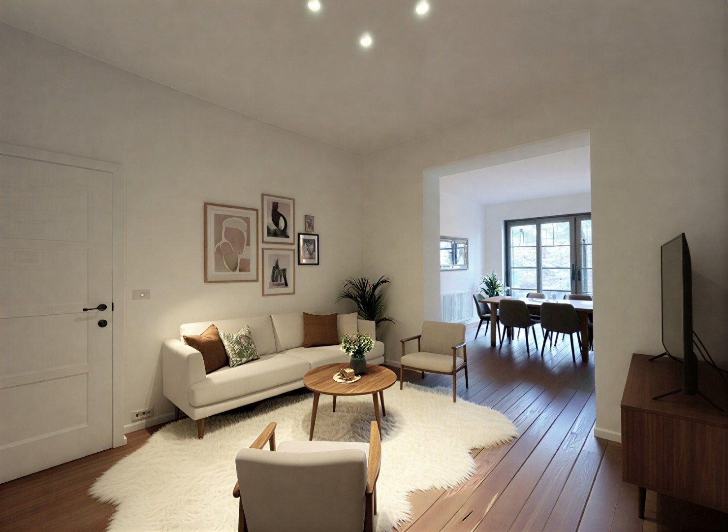 CHARMANTE GEZINSWONING MET 3 SLPKS EN KOER IN HARTJE DENTERGEM foto 3