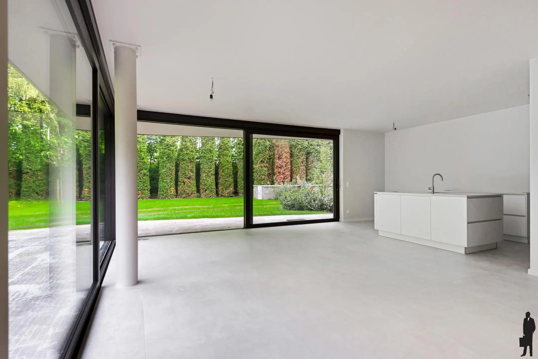 Energiezuinig gelijkvloers parkapp in een groene omgeving foto 11