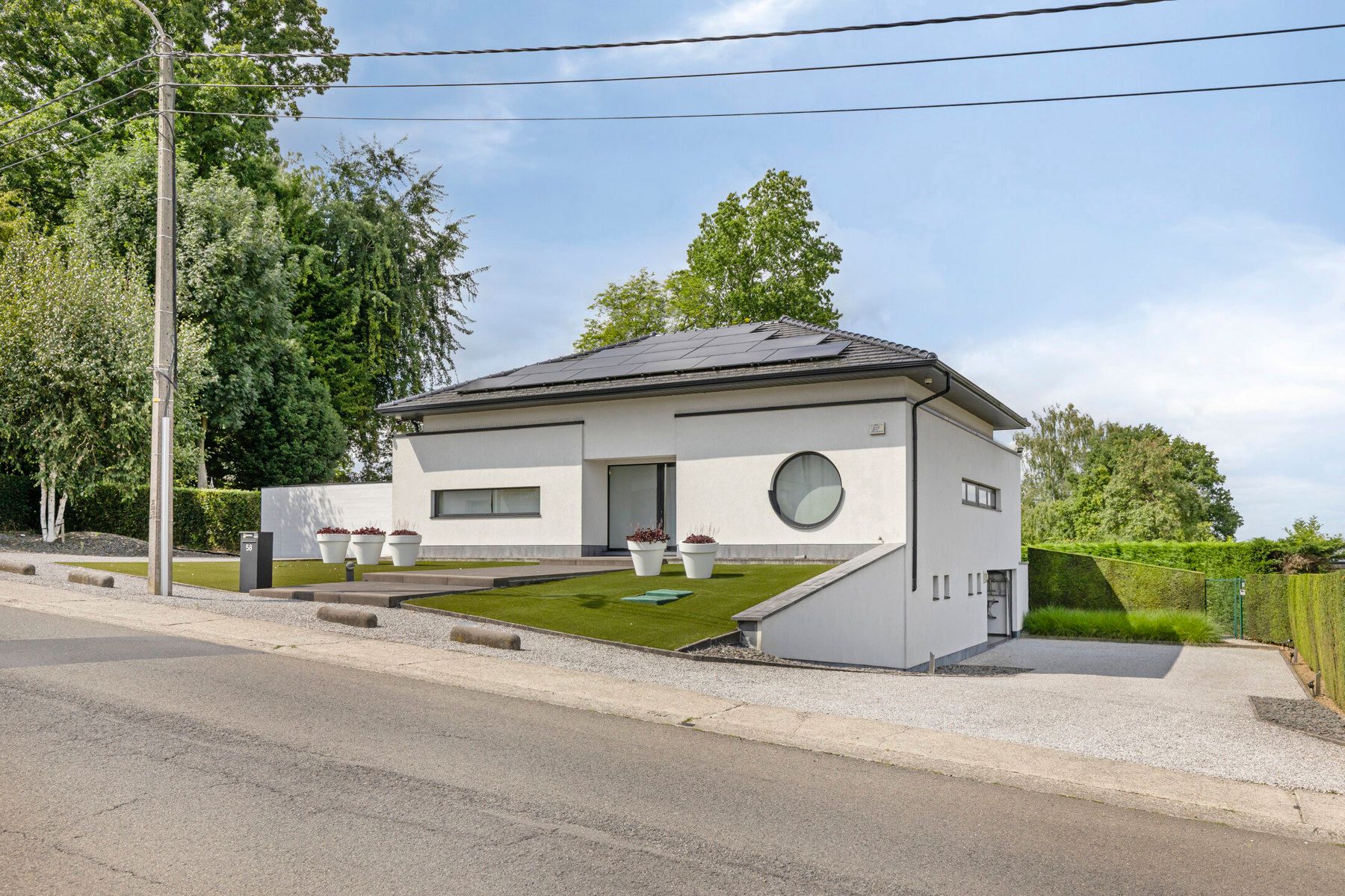 Prachtige moderne, energiezuinige villa in het groene Dworp foto 2