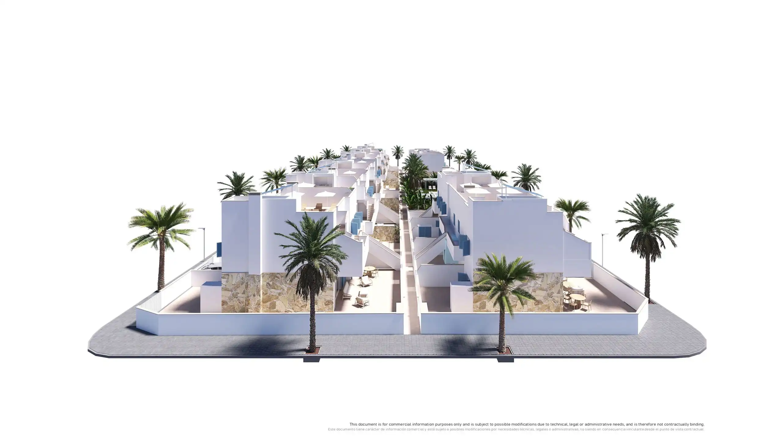 SPANJE - Appartementen Ibiza-stijl 1km van strand, zee. foto 4