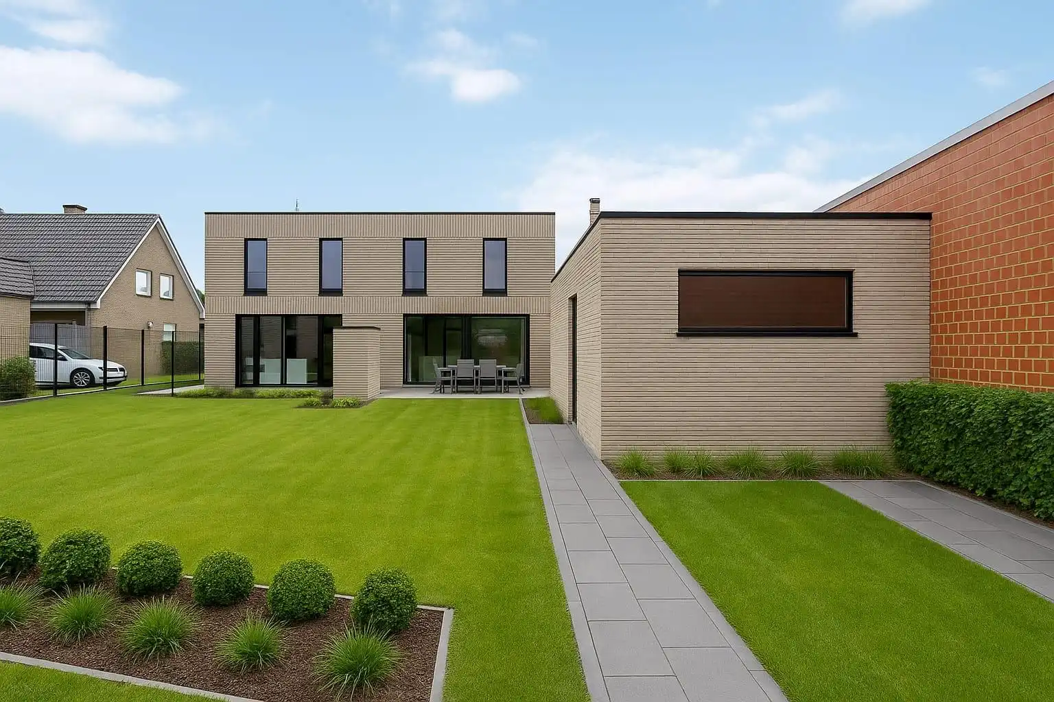 RUIME HALF OPEN NIEUWBOUWWONING MET 4 SLPKS | TUIN | GARAGE foto 16