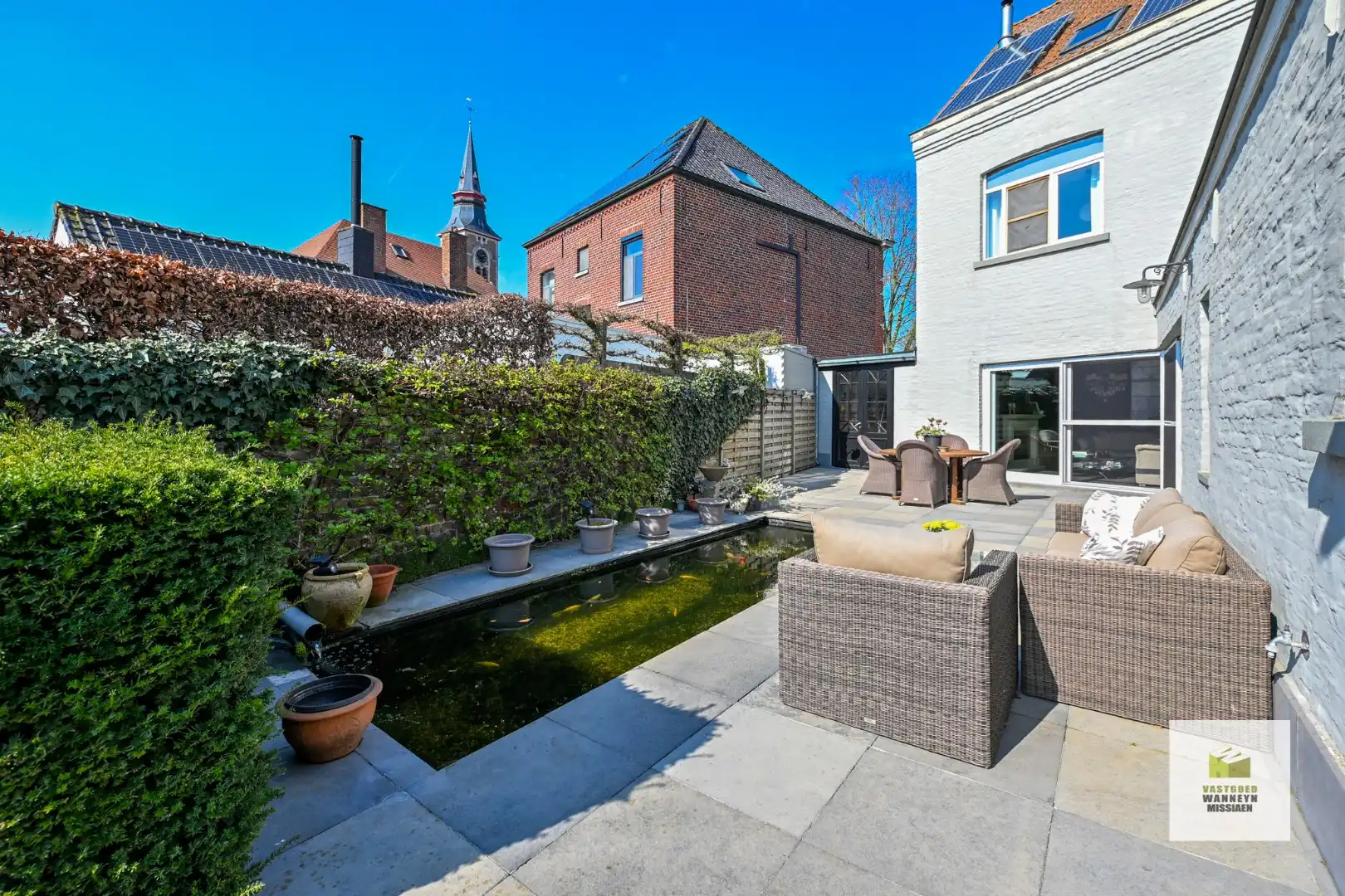 Woning met 3 slaapkamers, zuidgerichte tuin en garage in het hart van Oedelem foto 24