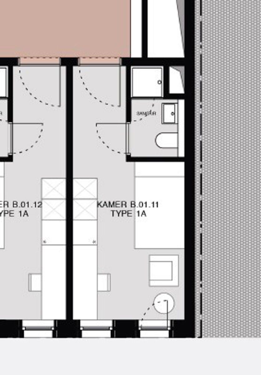 ACE 1 Leuven - Type 1A Studentenkamer foto 6