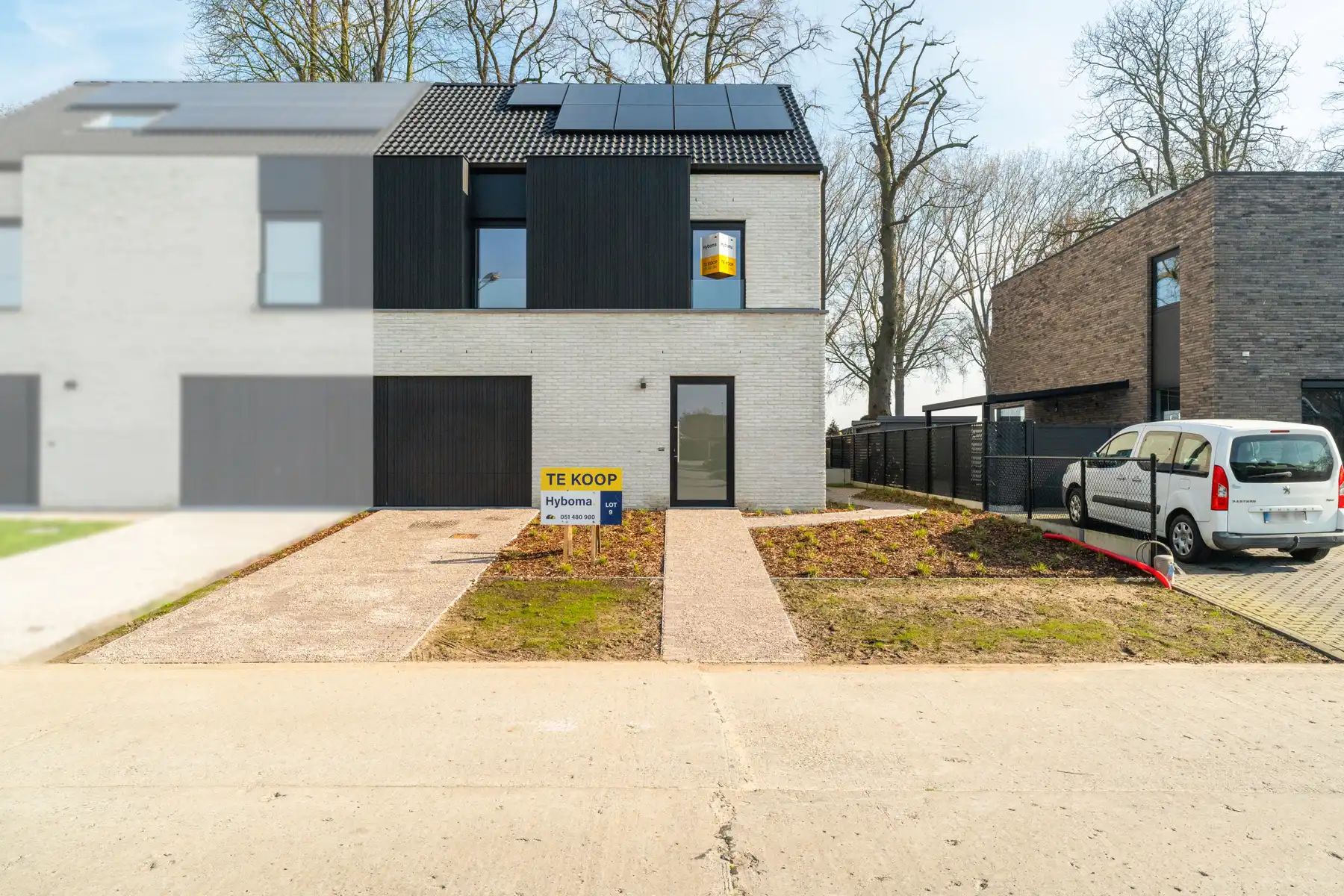 Moderne, halfopen woning foto 12