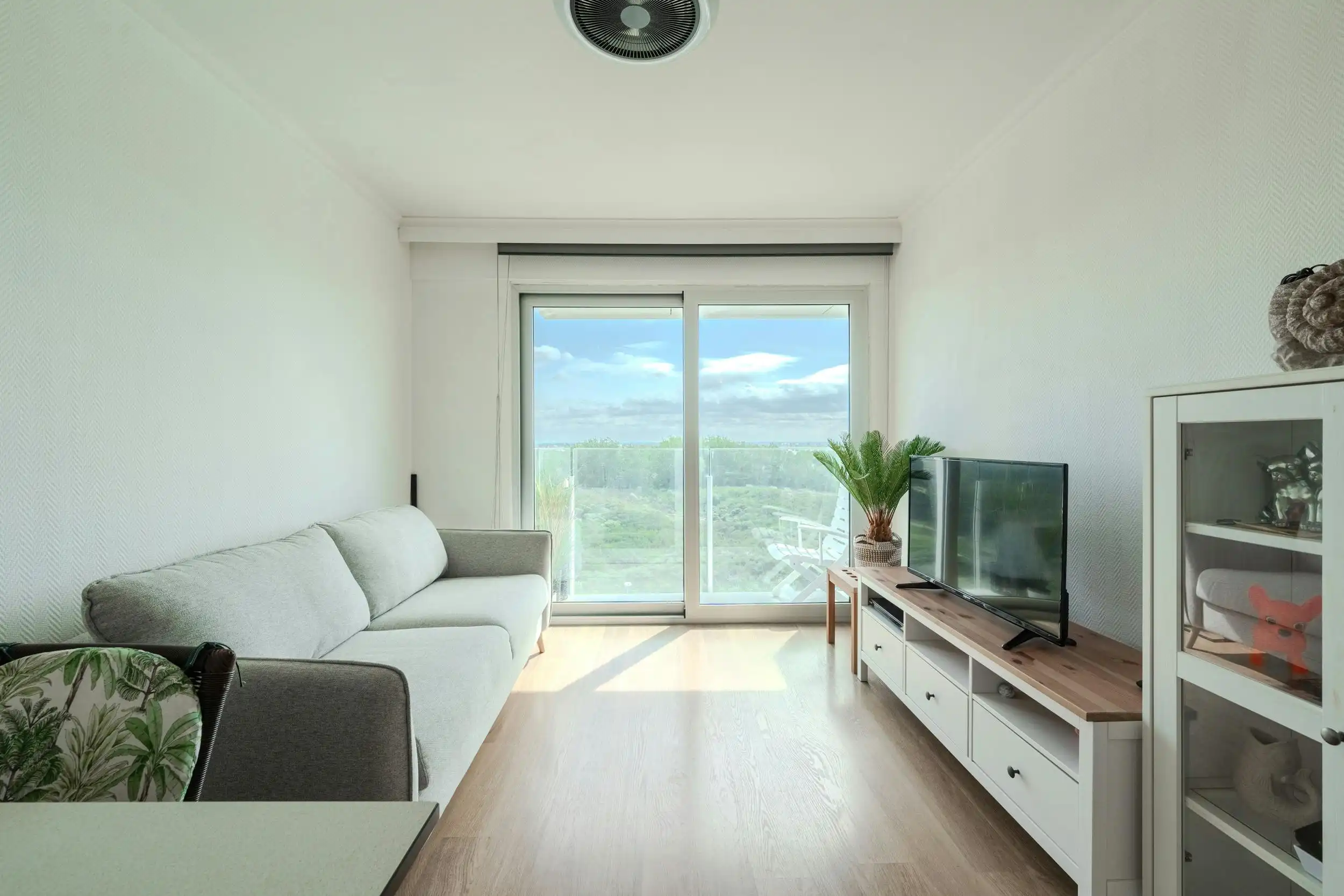 Zonnige studio met terras en magnifiek zicht op de duinen foto 4