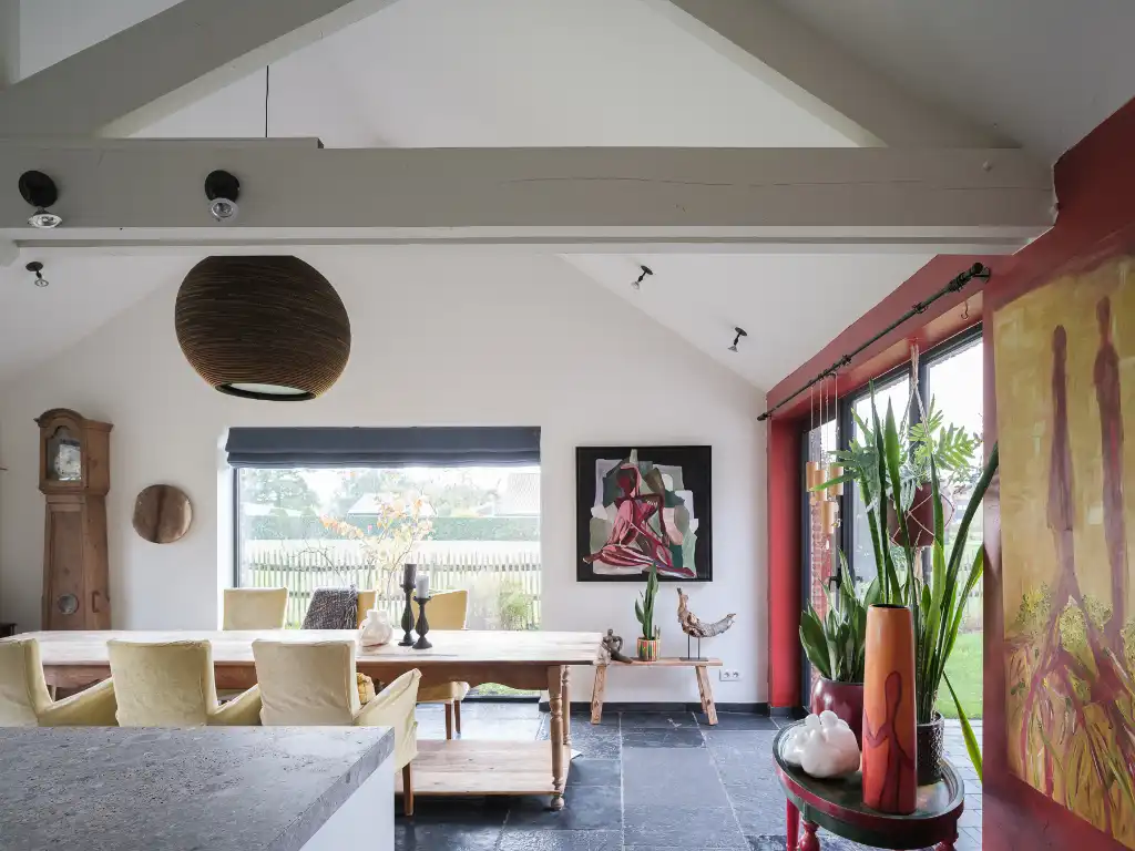 Instapklare woning met EPC A en panoramisch uitzicht op de velden in Ursel foto 2