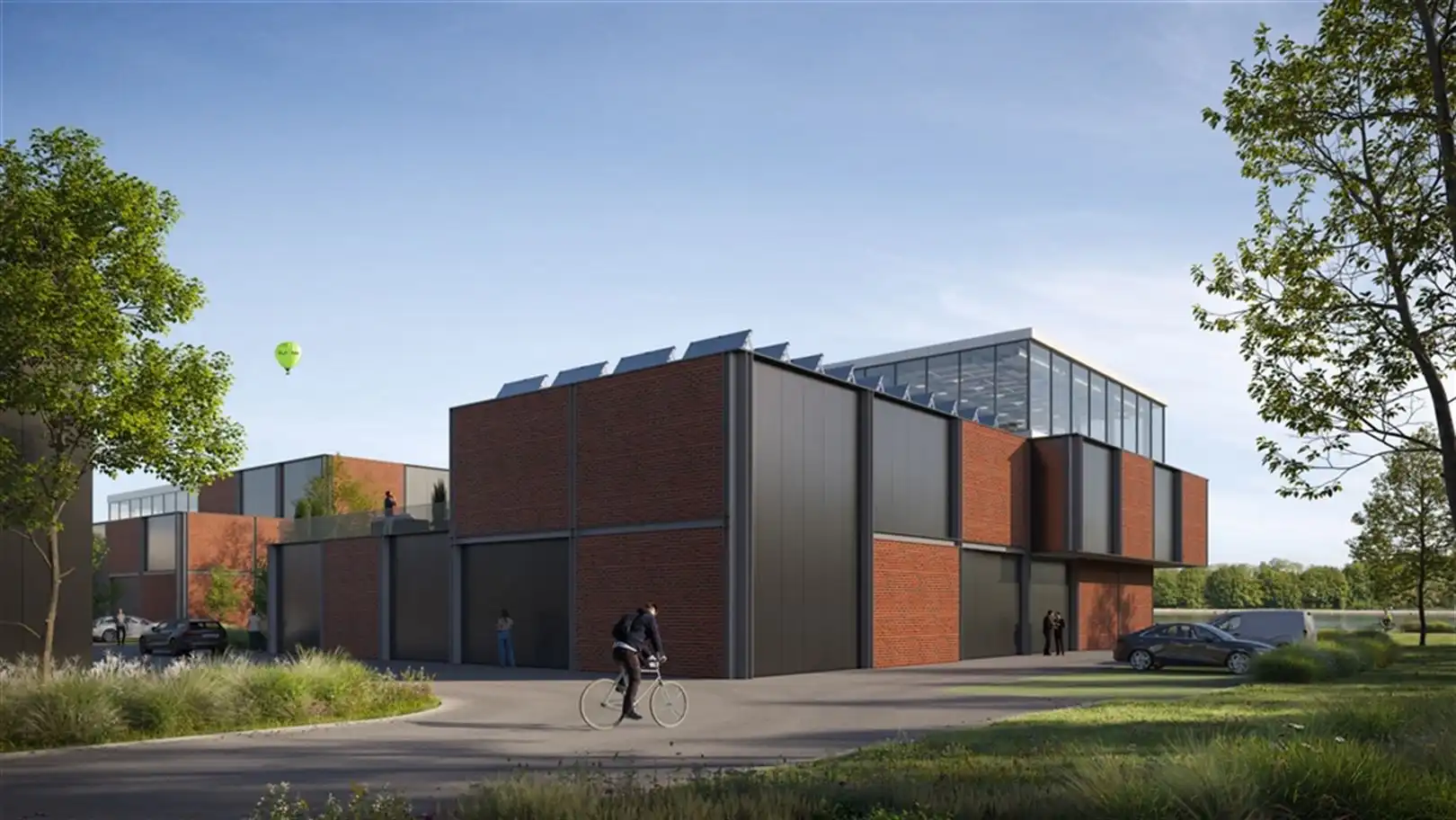 Nieuwbouw KMO units op bedrijvenpark C-Site te Hasselt foto 9