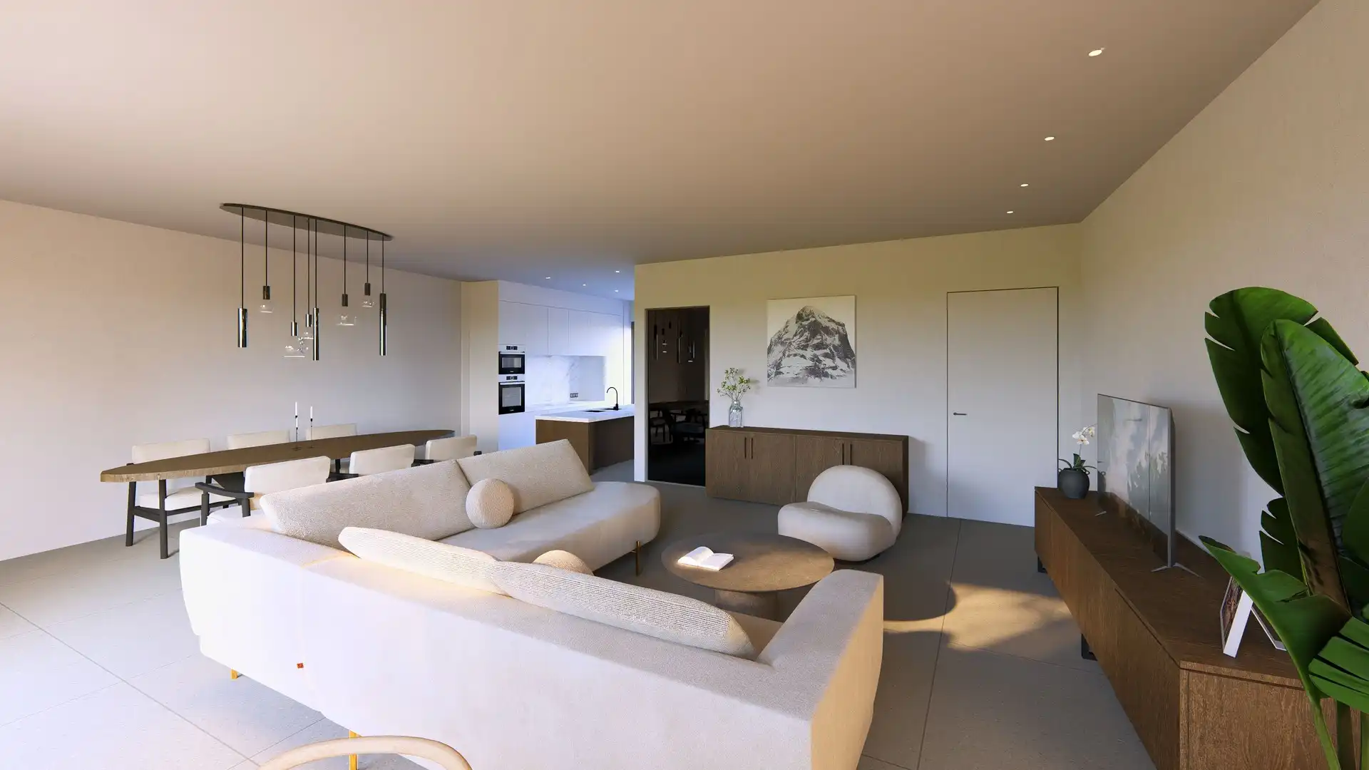 Royale nieuwbouw stapelwoning met 3 kamers op een centrale ligging in Desselgem met parking en ruim terras foto 2