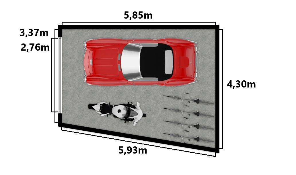 Ruime garagebox in een extra beveiligde omgeving - res. Duinenwaterpromenade foto 3