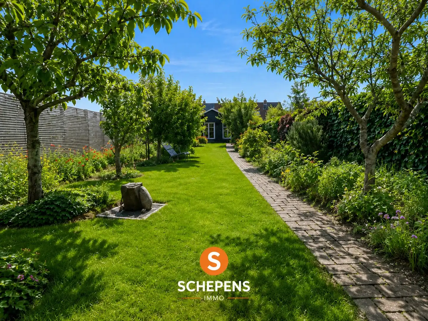 Stijlvol gelijkvloers appartement met private tuin nabij zee in De Haan. foto 2