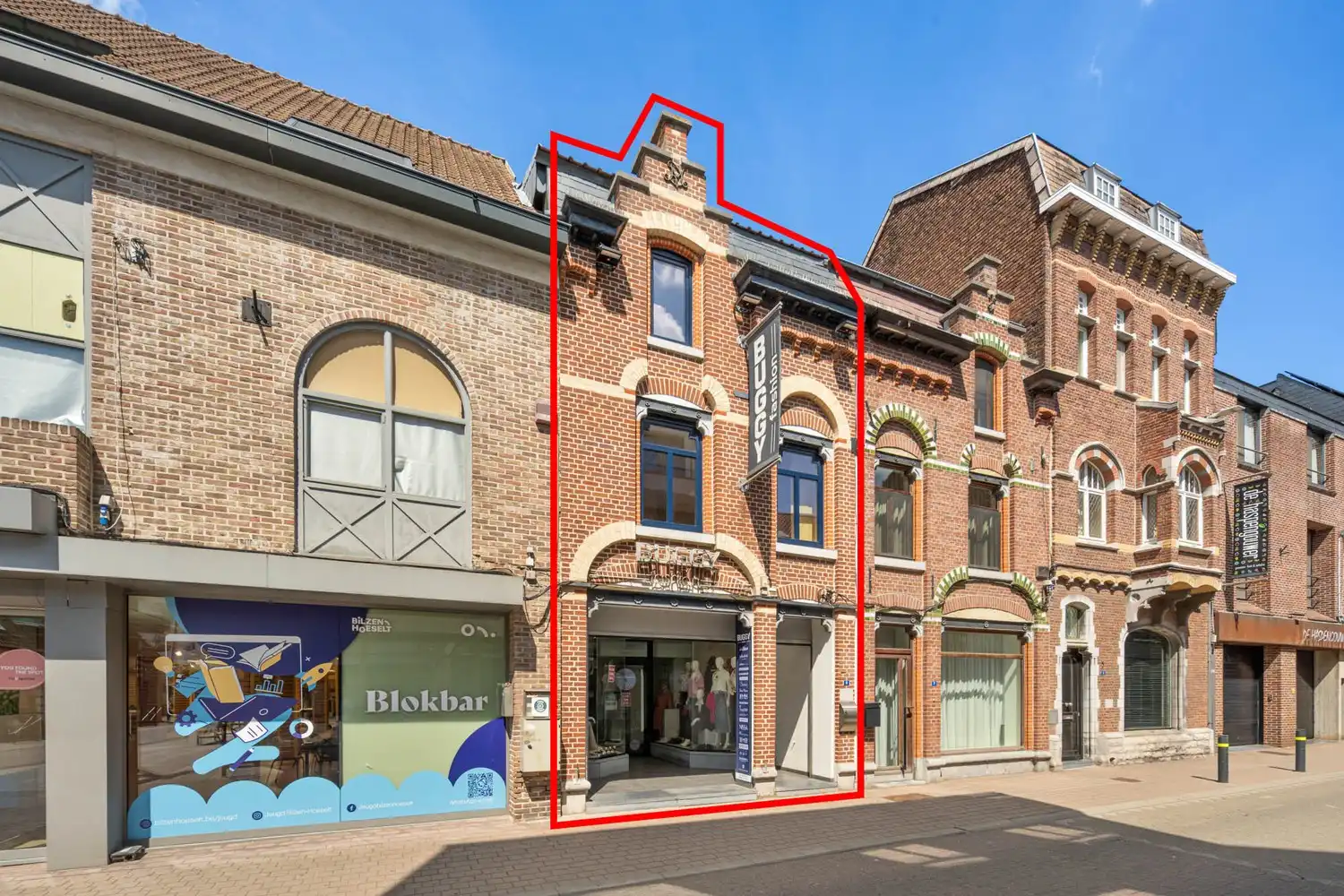 Karaktervol handelspand met duplexappartement en parkeermogelijkheden in het centrum van Bilzen foto 2