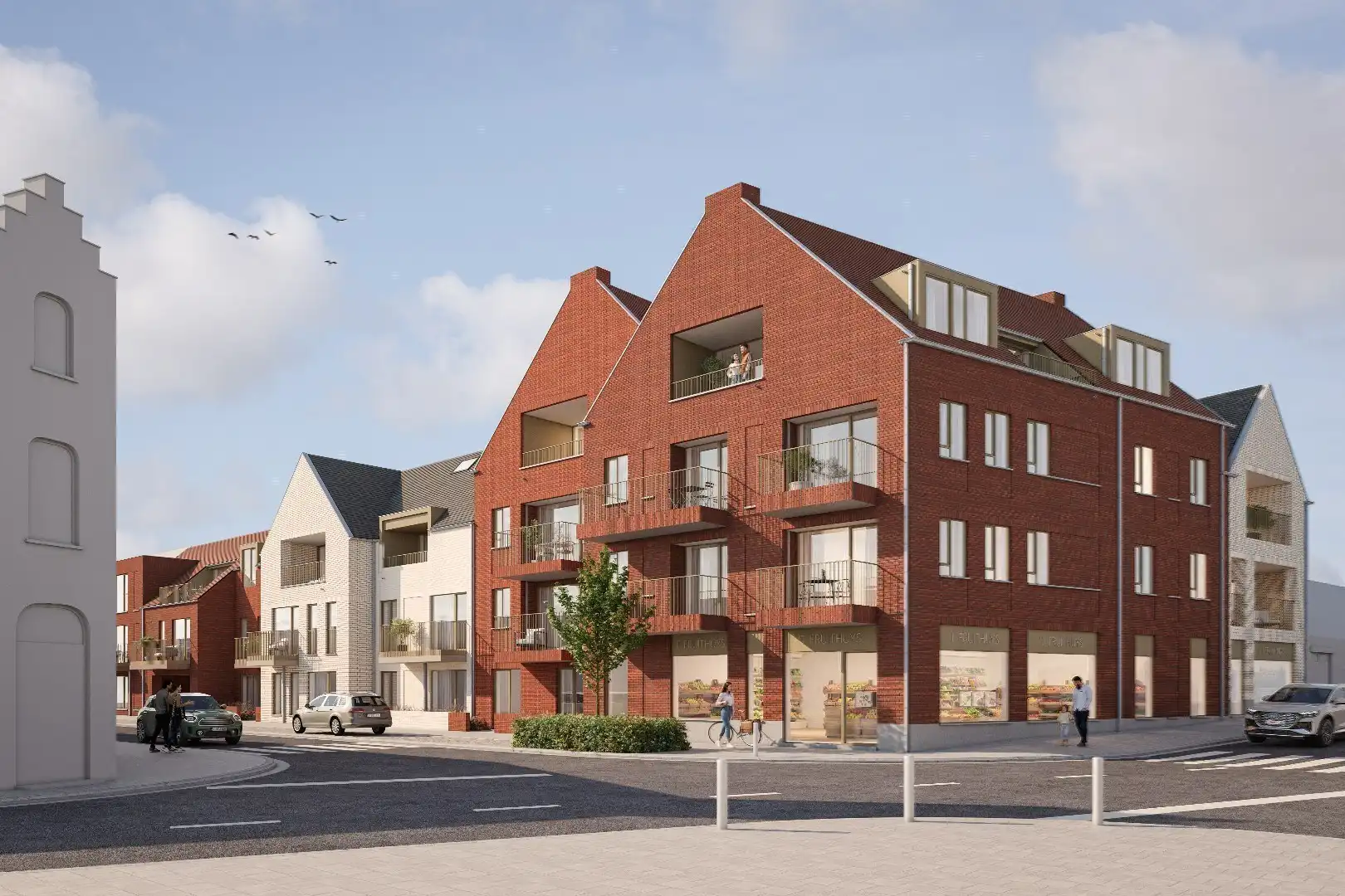 Nieuwbouw appartement in het centrum van Houthulst foto {{pictureIndex}}