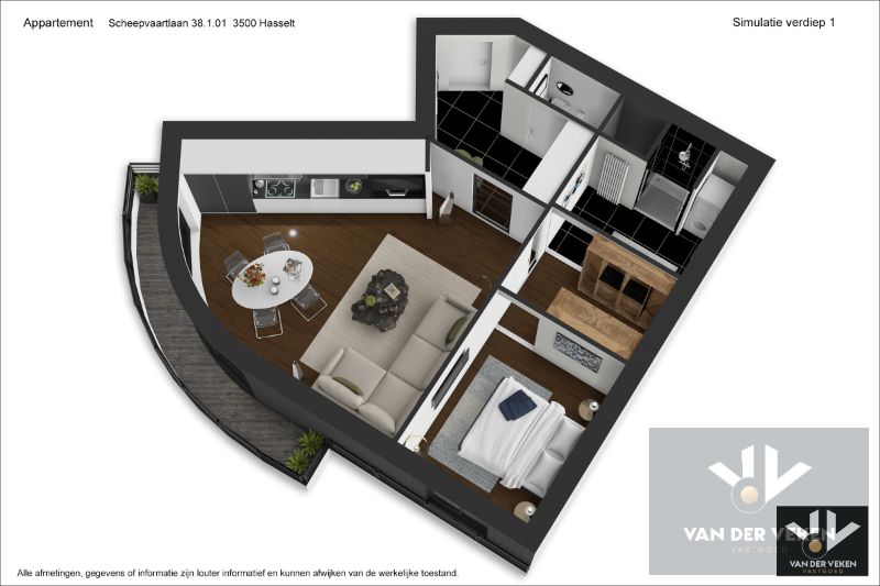 Luxueus instapklaar 1-SLPK appartement in residentie Zuidzicht foto 20