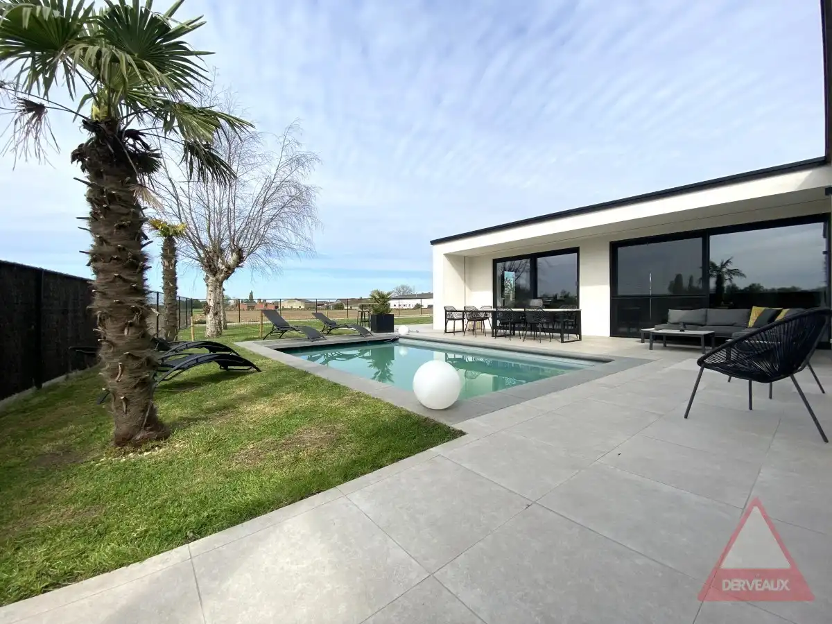 Moorsele – Exclusieve gelijkvloerse villa met panoramisch uitzicht en zwembad foto 22