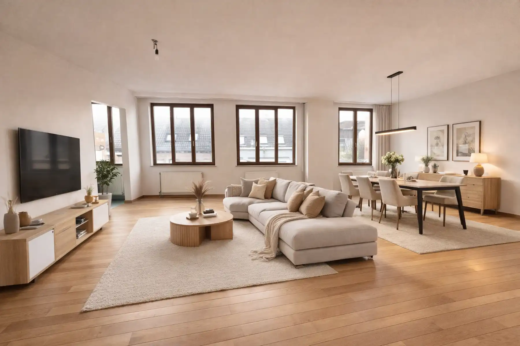 Ruim en energiezuinig 3slpk appartement (161 m²) + garagebox foto {{pictureIndex}}