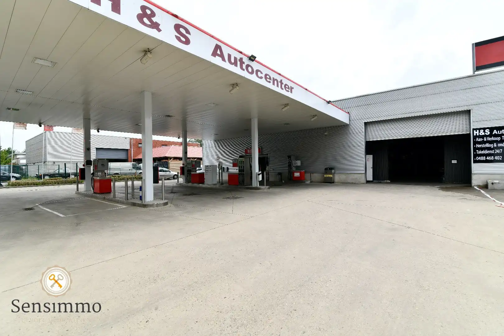 Tankstation met Shop op grens Genk-Zutendaal foto 2