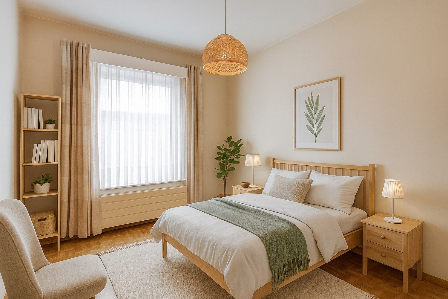 GELIJKVLOERS APPARTEMENT MET 3 SLAAPKAMERS EN INPANDIGE GARAGE TE HALEN! foto 21