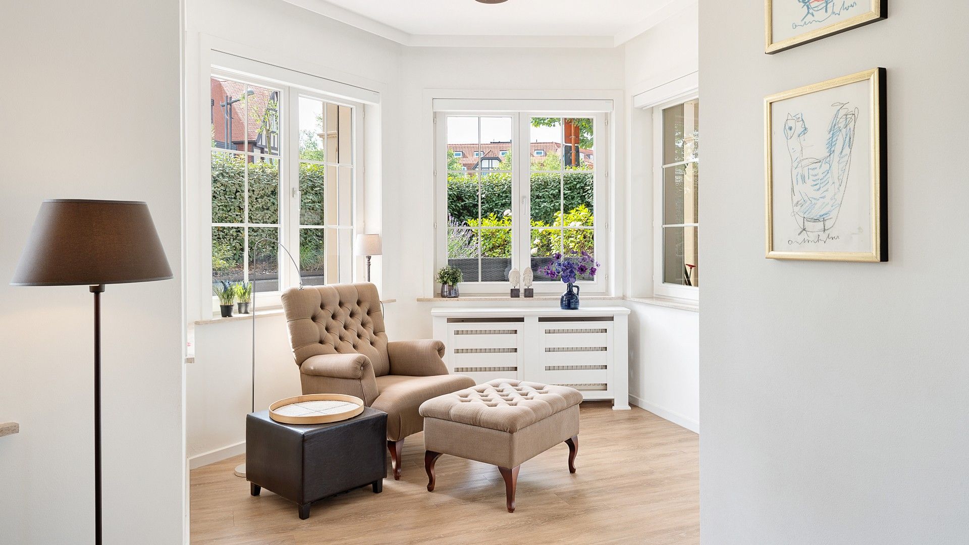 Heel ruim appartement van 165m² in de villaresidentie Elysée vlakbij het strand en het Albertplein, hartje Zoute. foto 11
