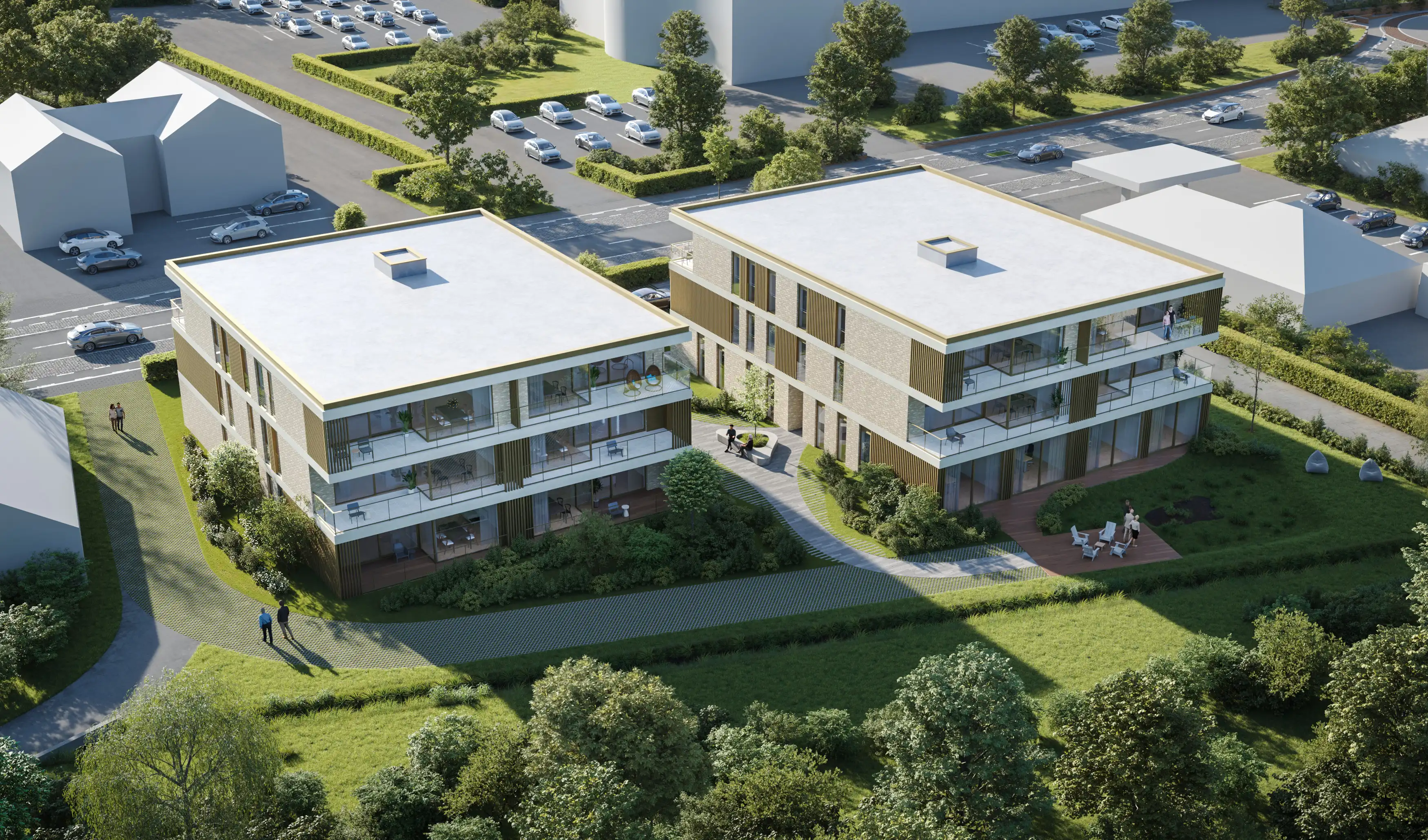 Parkzicht Loveld: wonen in het hart van Aalter! foto {{pictureIndex}}