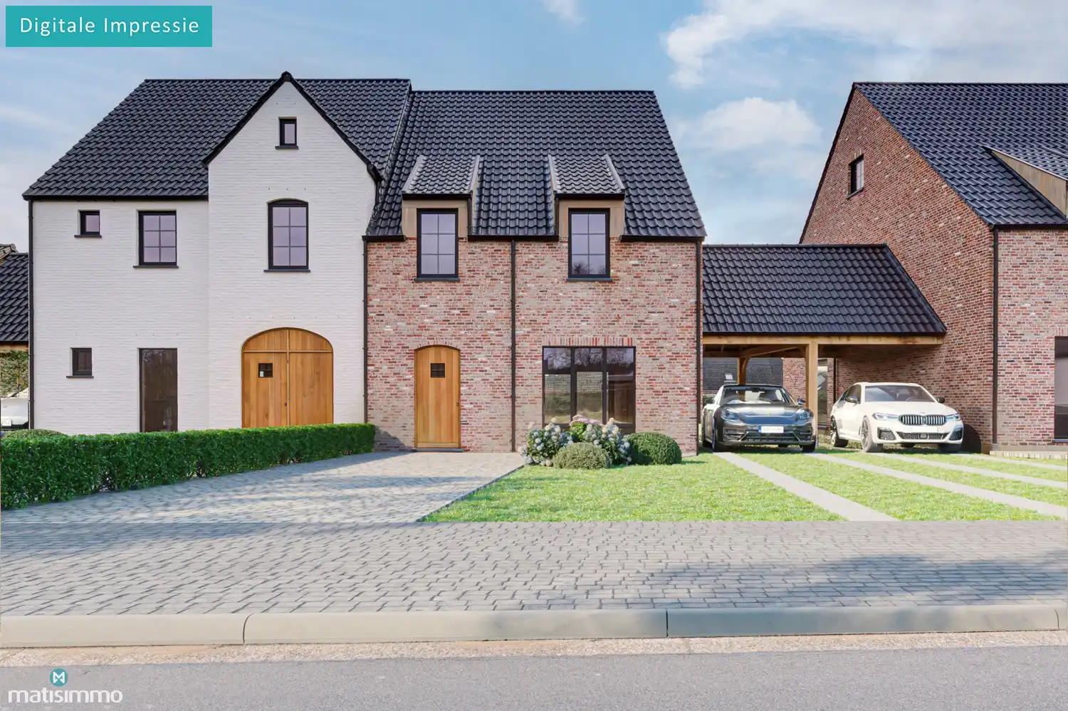 RUSTIG GELEGEN CASCO NIEUWBOUWWONING NABIJ HET GROEN TE OUDSBERGEN foto {{pictureIndex}}