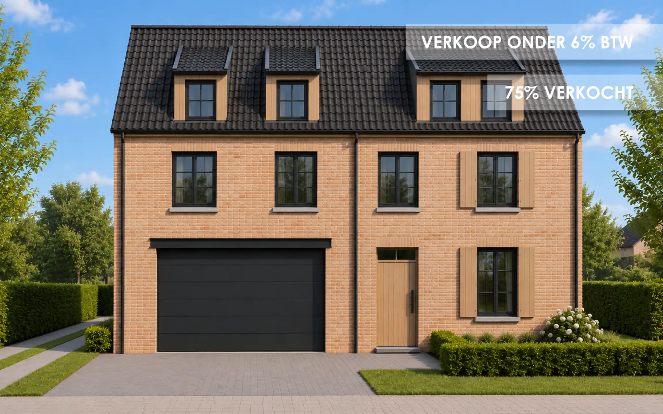 Nieuwbouwproject nabij de vaart te Brecht – 75% verkocht! foto 3