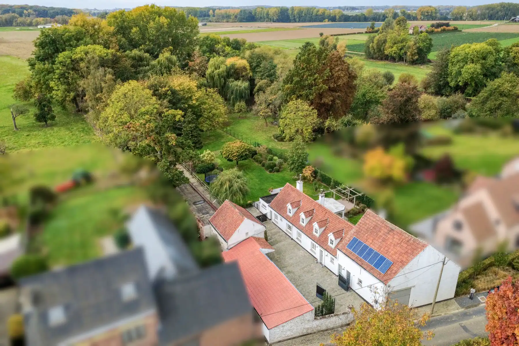 Hoofdfoto van de publicatie: Gerenoveerde hoeve met bijgebouwen en 8 stallen.