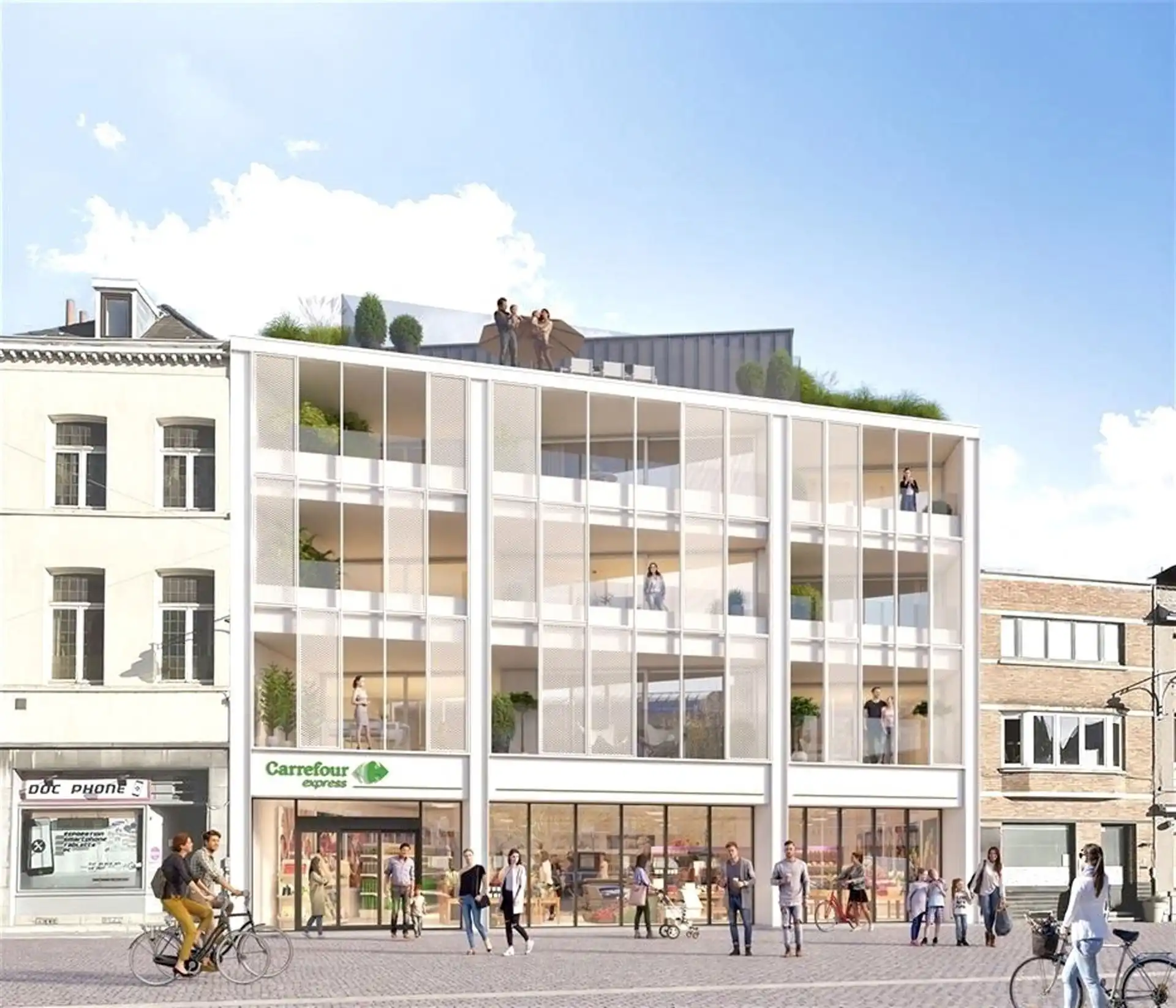 Luxe-app. met zuidgerichte terrassen, pal in het centrum! foto 10
