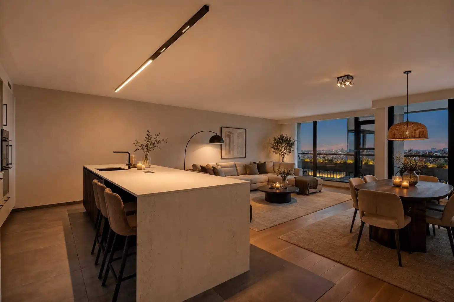 Volledig gerenoveerd en instapklaar appartement 121m² + 26m² terras foto 2