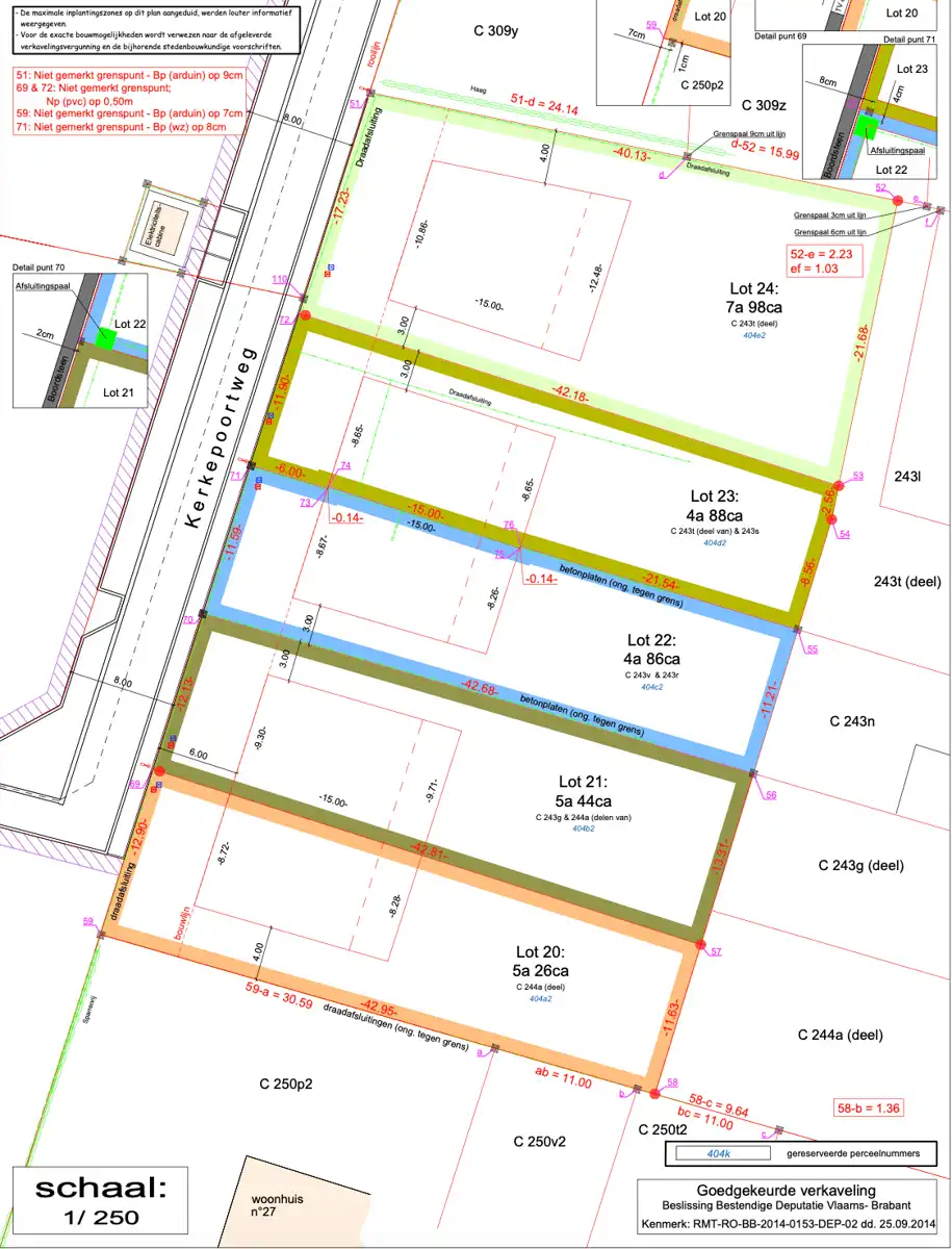 Zéér rustig gelegen bouwgrond in nieuwe verkaveling te Imde foto 13