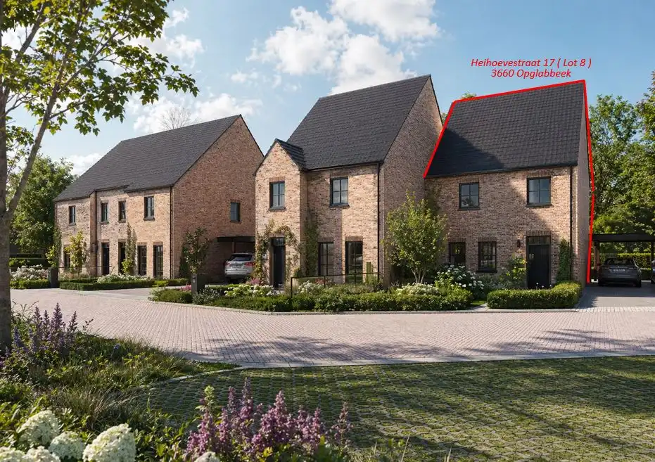 Nieuwbouwproject Heihoeve – Heihoevestraat 17 ( Lot 8 ) - Opglabbeek foto 3