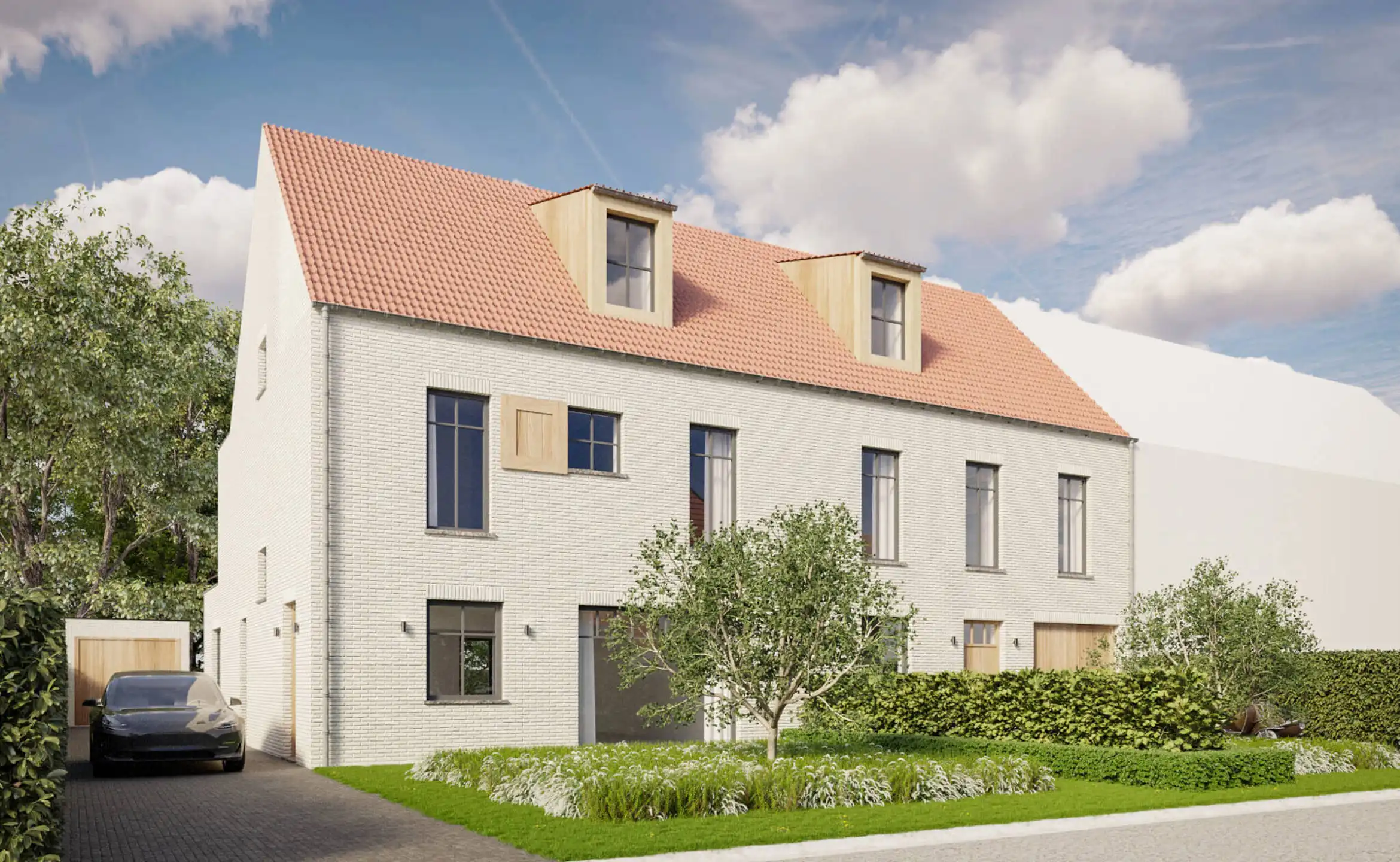 Luxueuze nieuwbouwwoning met 6 slpk.&nbsp;op ca. 425m² te Minderhout!&nbsp; foto 3