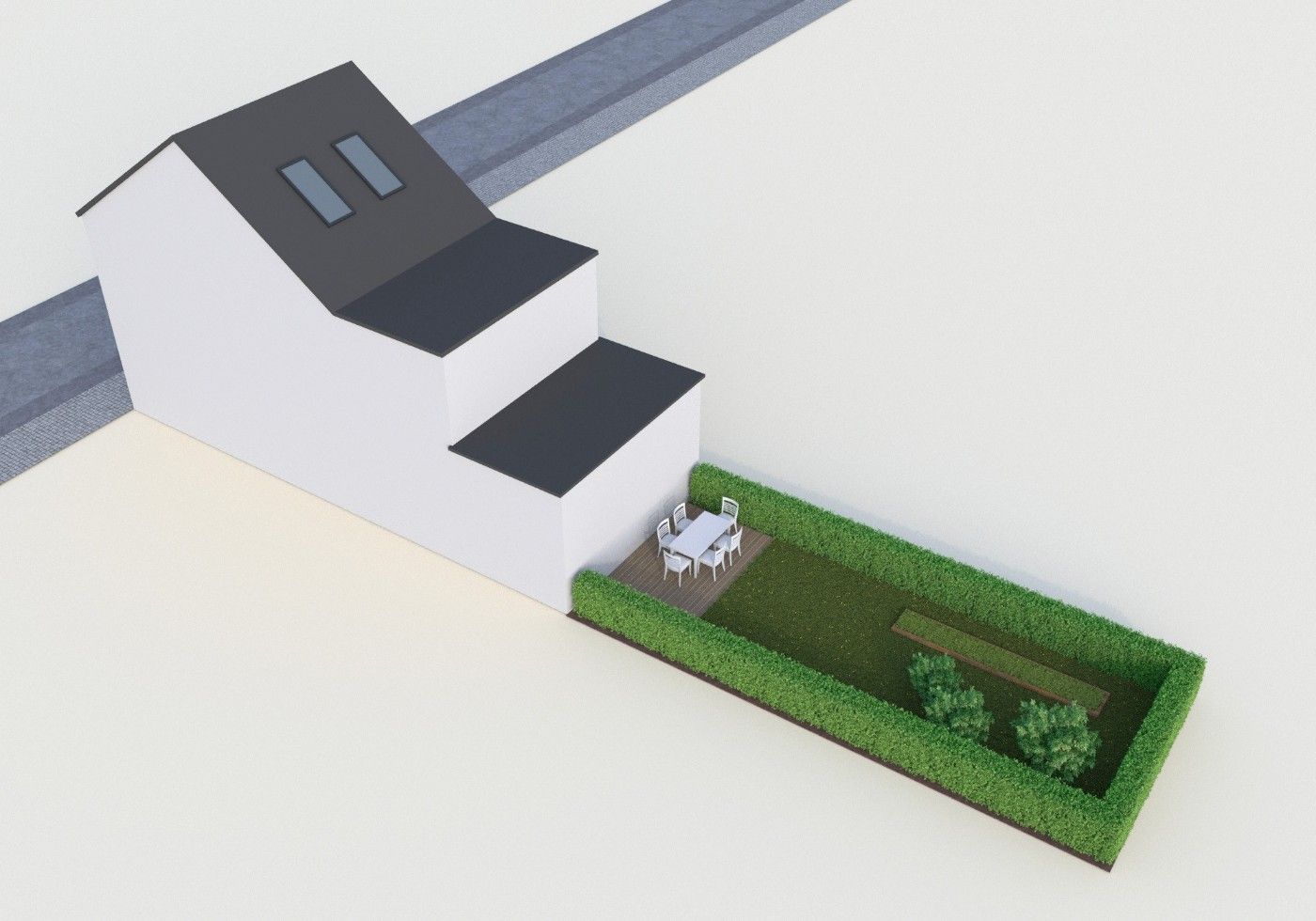 Rustig gelegen bouwgrond voor een gesloten bebouwing op 157m² foto 5