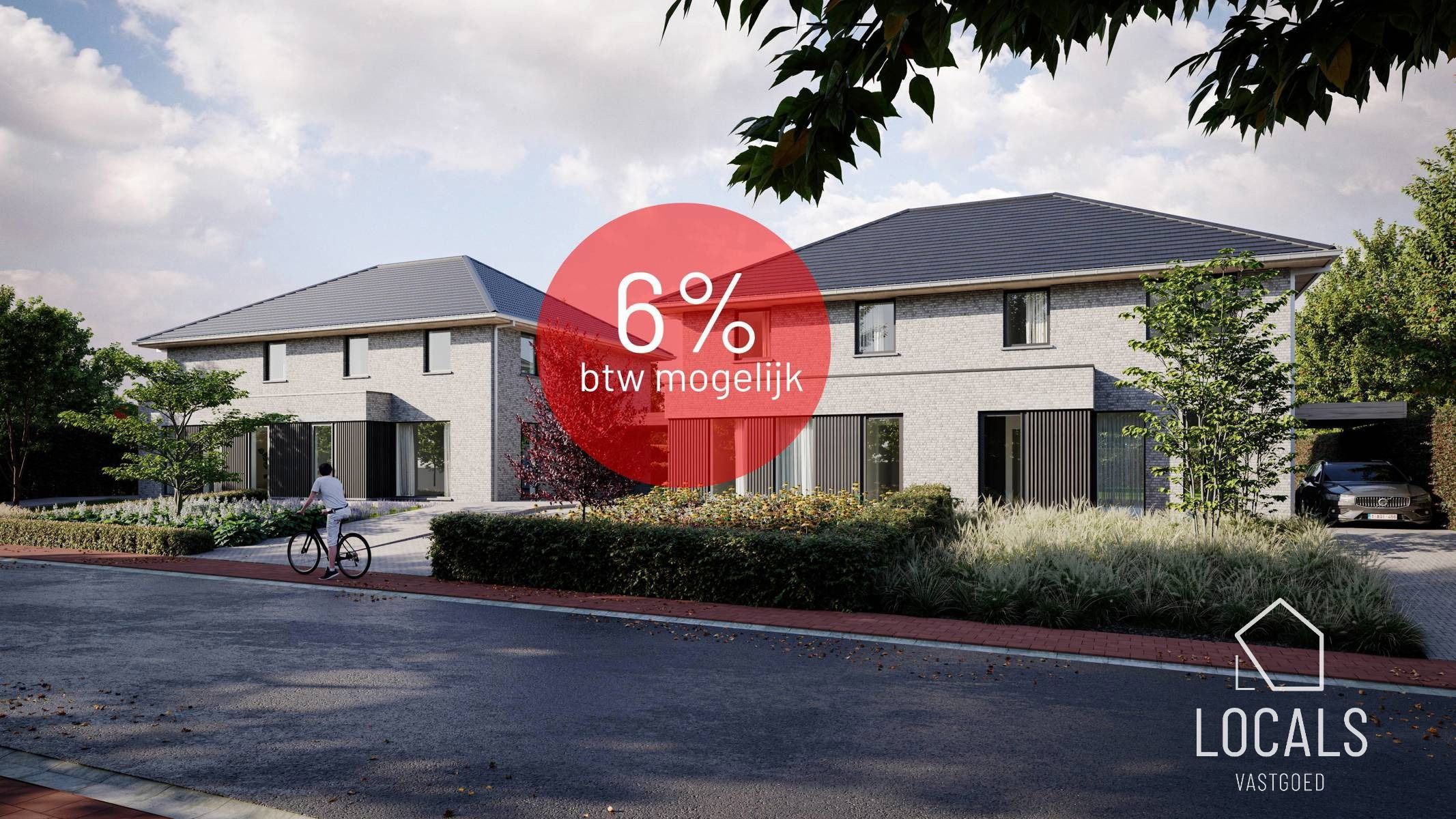 6% BTW mogelijk-4 moderne HO nieuwbouwwoningen met carport  foto {{pictureIndex}}
