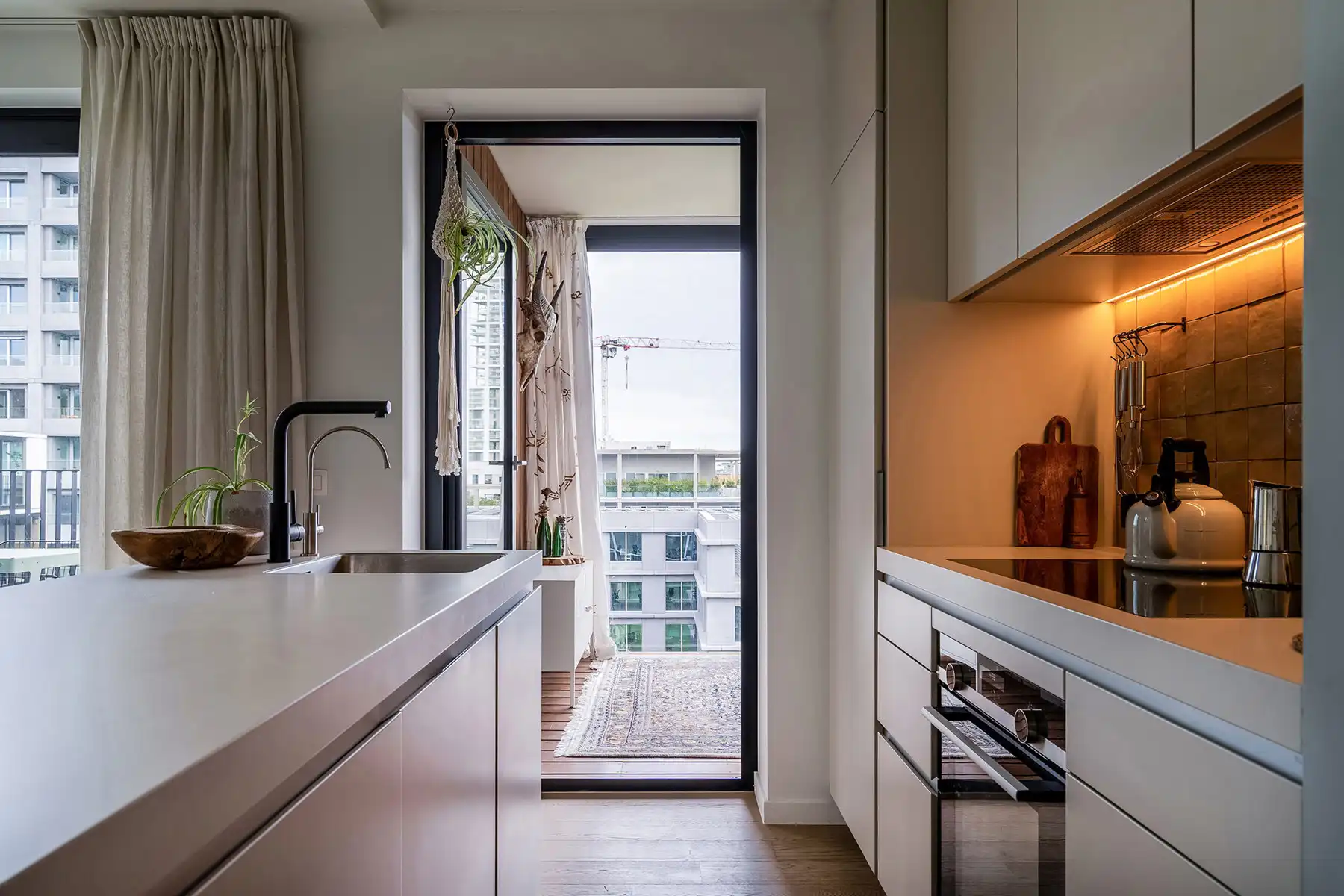 Uniek 2 slpk appart + kelderberging+4 terrassen (Nieuw Zuid) foto 4