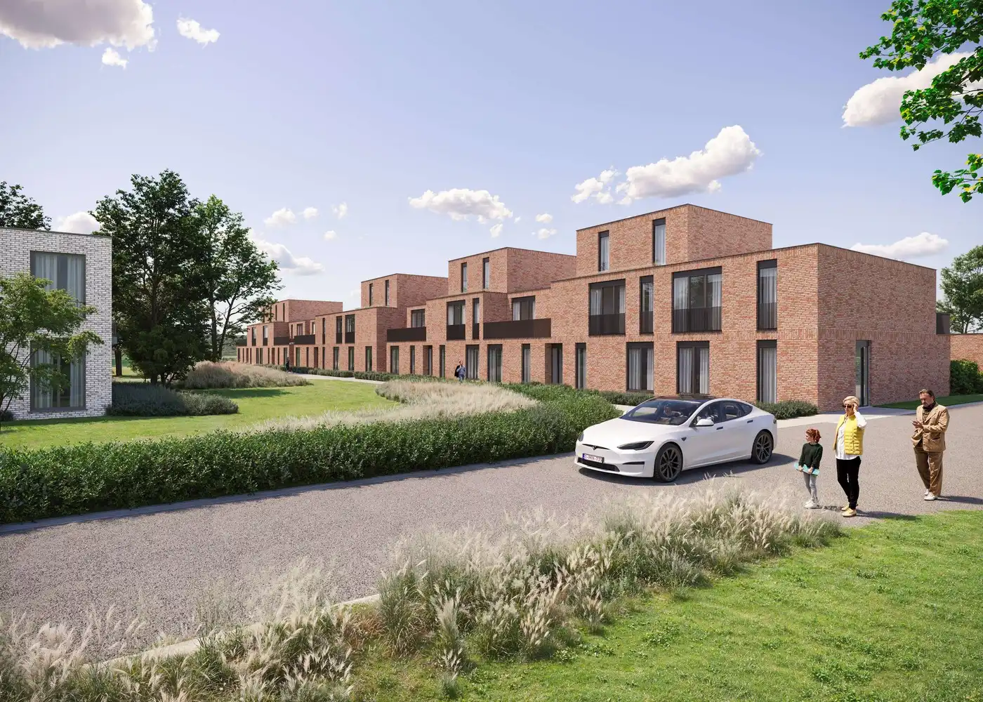 Gelijkvloers nieuwbouwappartement met ruim terras en privatief tuintje in een prachtige parkomgeving foto {{pictureIndex}}