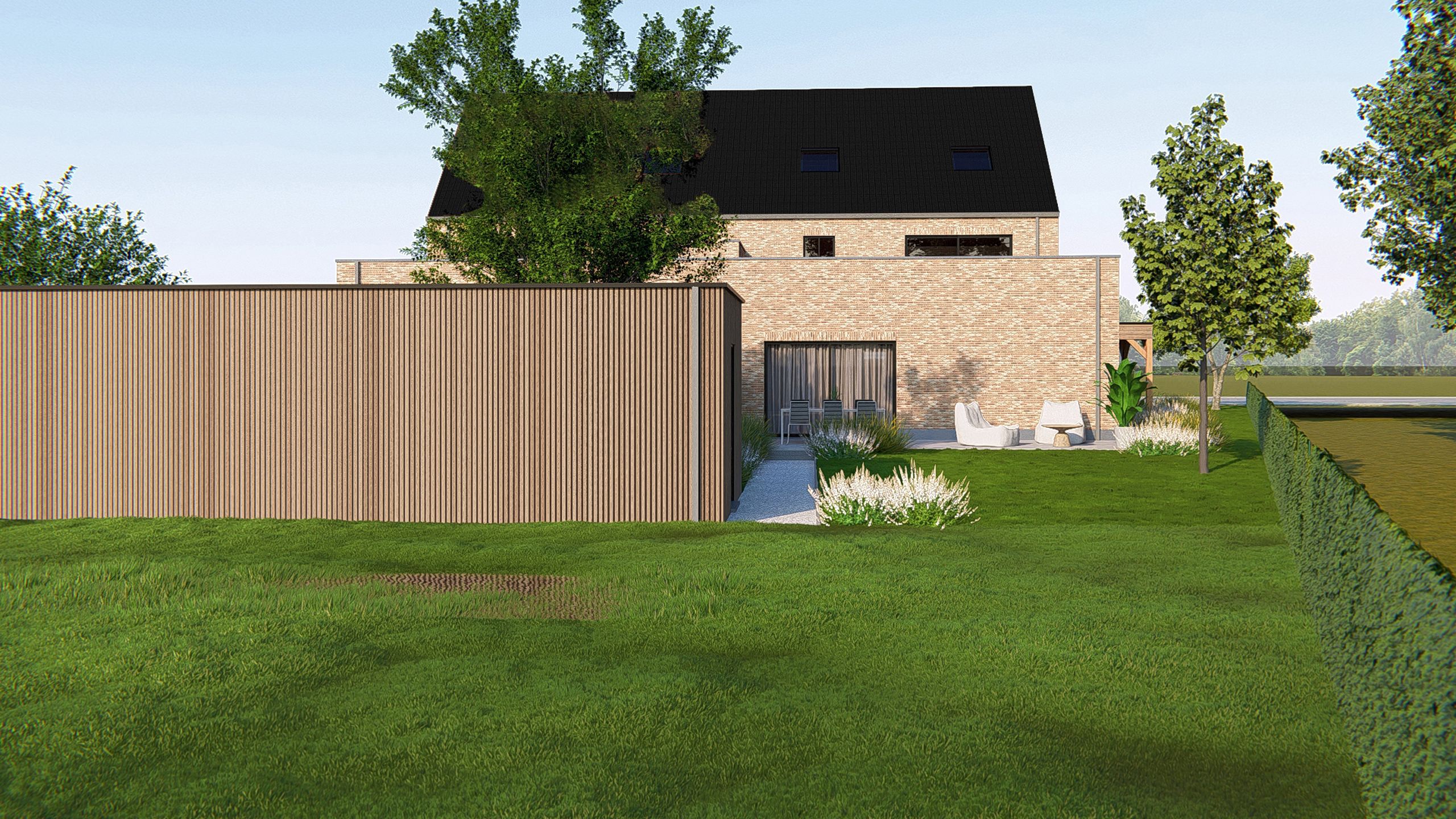 Zeer ruim (146m²!) duplex app.met 2-slpks,garage en terras! foto 7