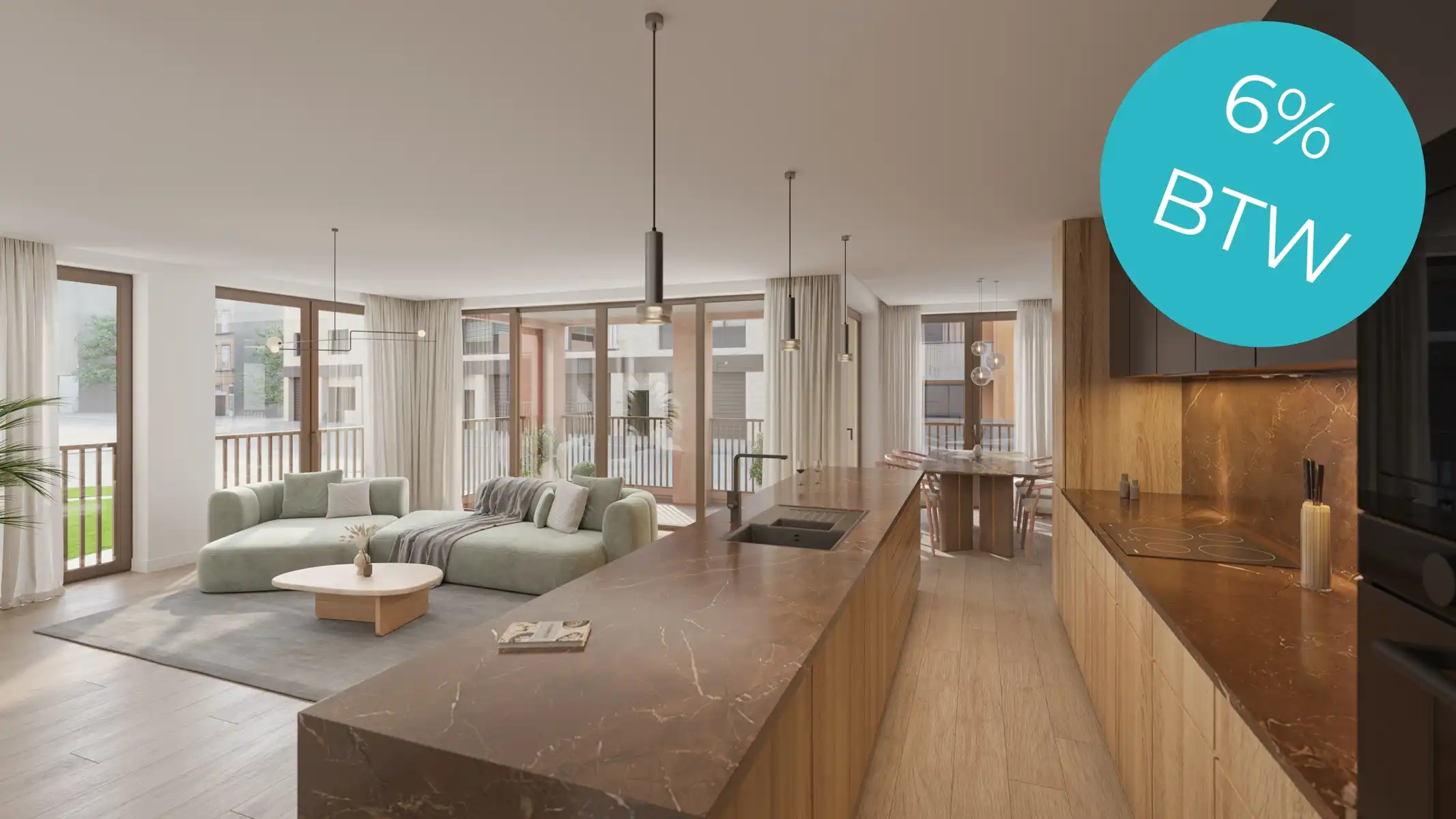 Zegelpark | Duurzaam wonen in het hart van Borgerhout foto {{pictureIndex}}