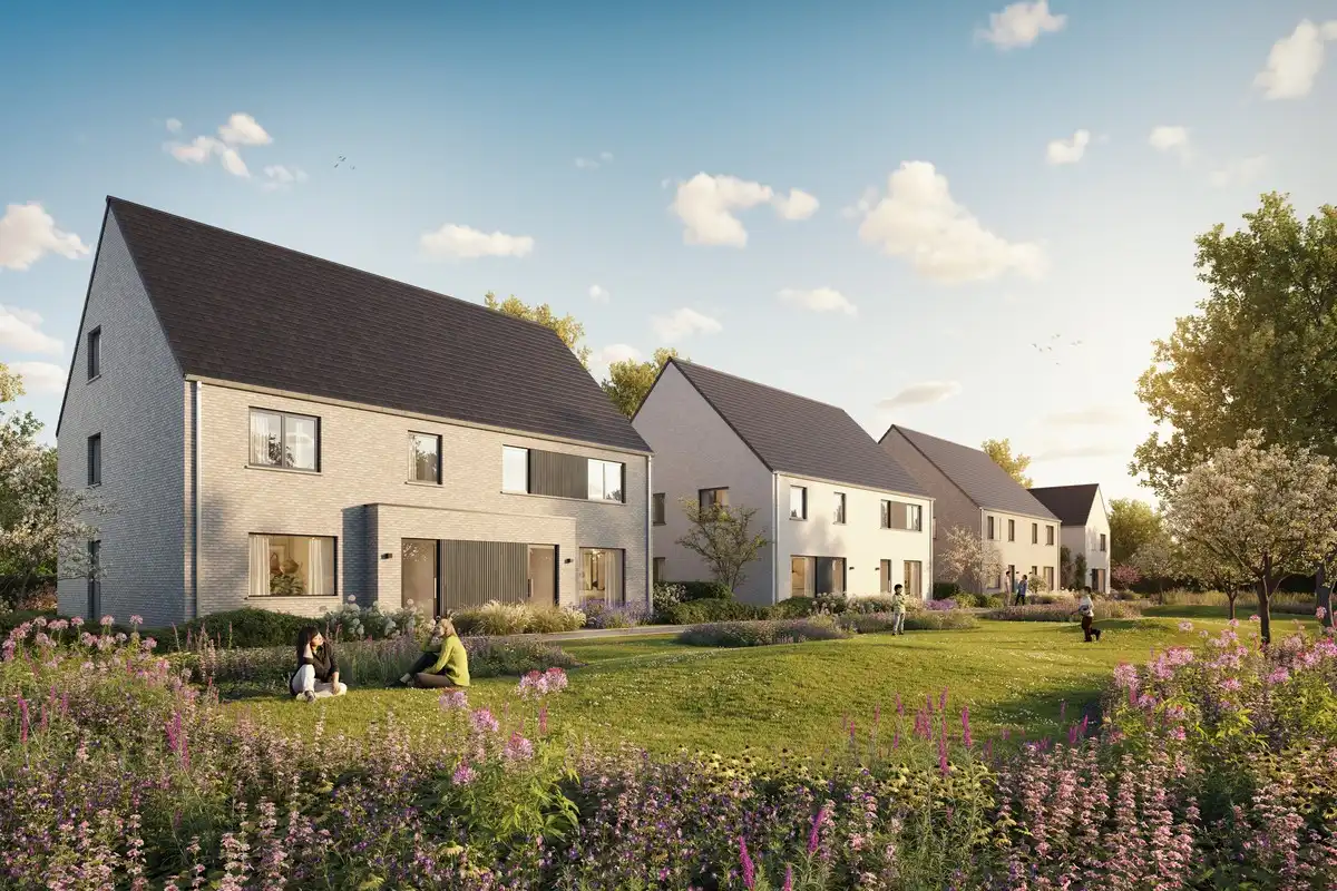 Energiezuinige halfopen bebouwingen in een groen en centraal gelegen woonerf te Belsele foto 12